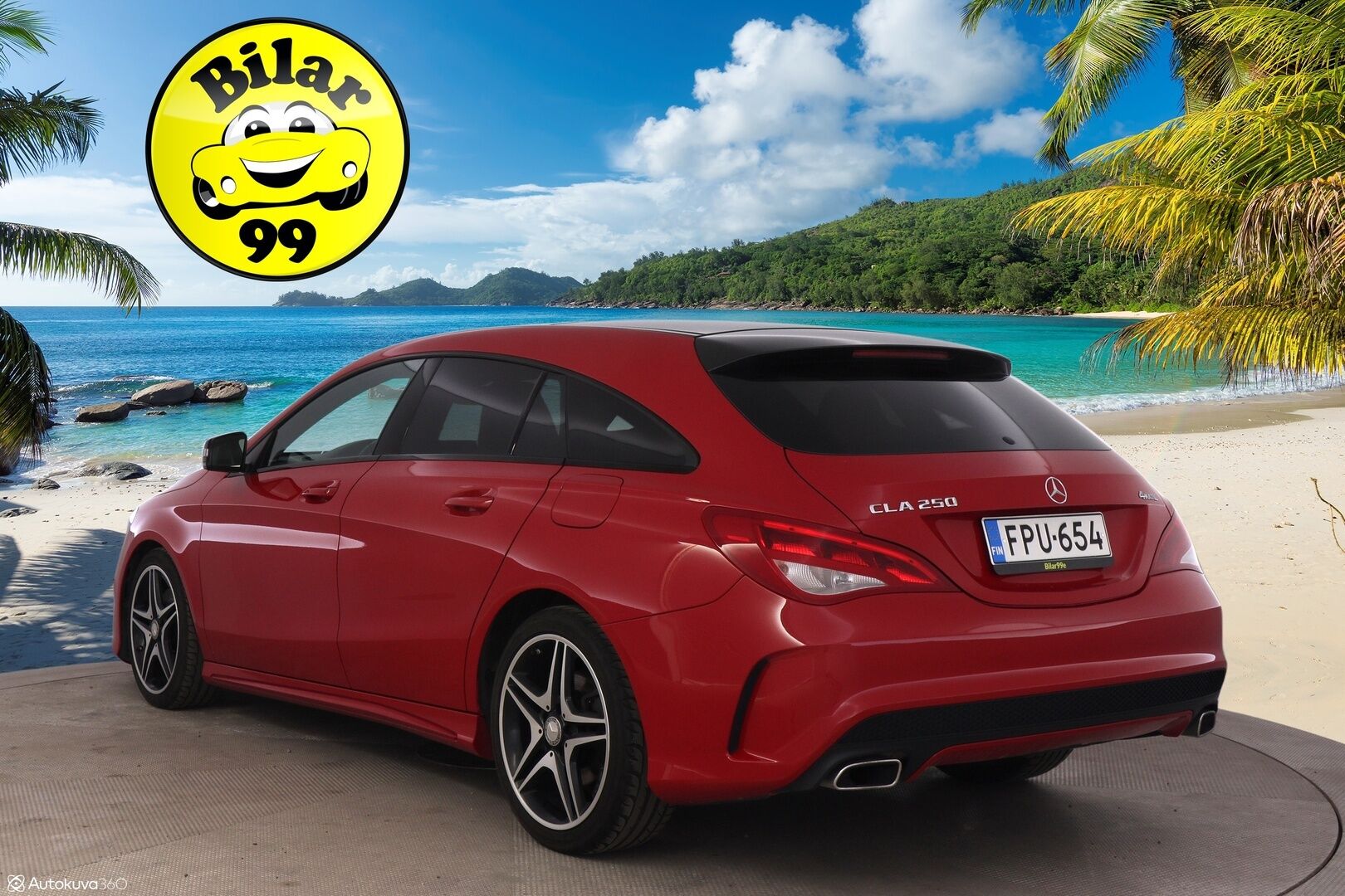 Mercedes-Benz CLA 2015 250 4MATIC A Shooting Brake AMG *Harman&Kardon / Ambient Light / Kattoluukku / Nahka-Alcantara / Bluetooth / Navi / Lohkolämmitin* - Upea huippuvarusteltu neliveto AMG Mersu kaksilla hyvillä renkailla!