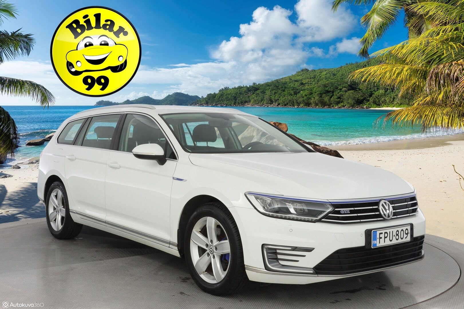 Volkswagen Passat 2017 Variant GTE Plug-In Hybrid 160 kW (218 hv) DSG-automaatti - ACC / Nahka-Alcantara / ErgoComfort-istuin / Vetokoukku / Urheiluistuimet / Peruutuskamera / AppConnect