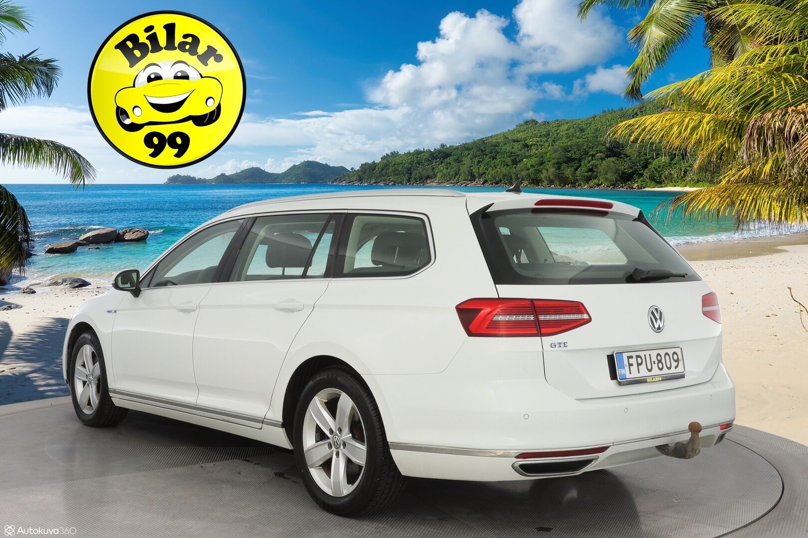 Volkswagen Passat 2017 Variant GTE Plug-In Hybrid 160 kW (218 hv) DSG-automaatti - ACC / Nahka-Alcantara / ErgoComfort-istuin / Vetokoukku / Urheiluistuimet / Peruutuskamera / AppConnect