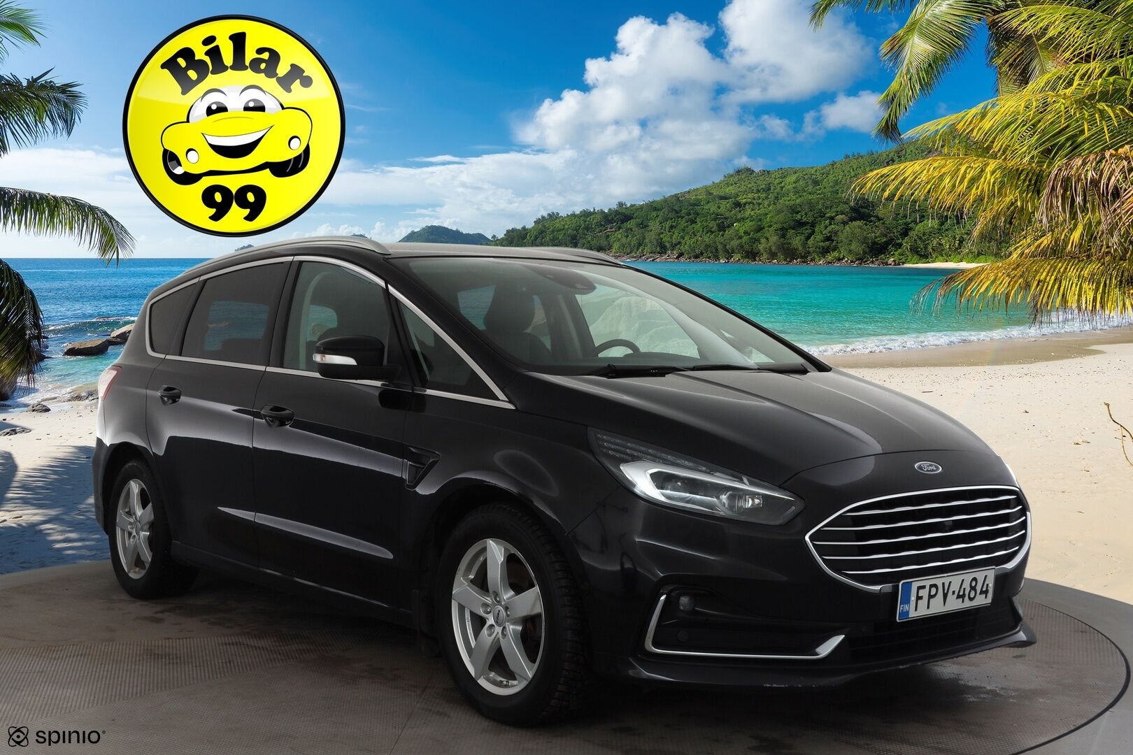 Ford S-Max 2021 2,0 TDCi EcoBlue 150hv A8 Titanium 7-P *Webasto / Koukku / ACC / LED / Kamera / Navi / Kaistavahti / Muistipenkki* - Suomi-auto / Kahdet renkaat alumiinivanteilla / 7.P