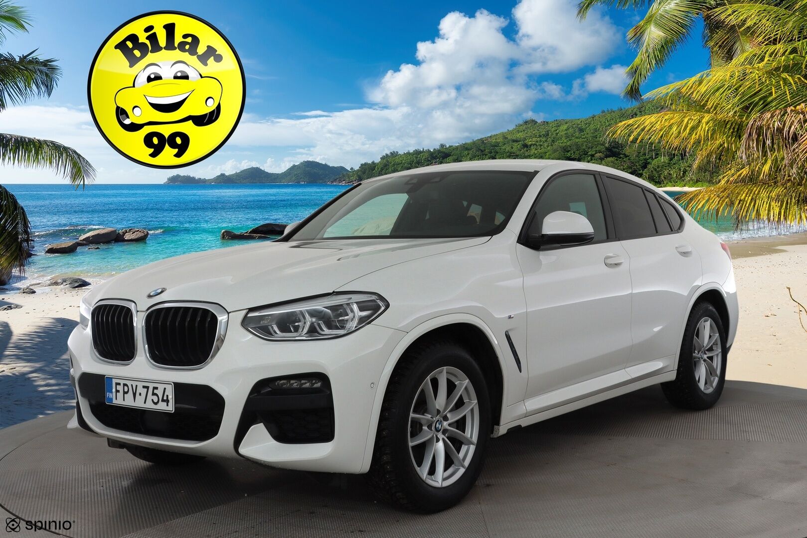BMW X4 2021 G02 xDrive 20d A Business M Sport MHEV * ACC / P.kamera / Adapt.LED / Webasto / Navi / Koukku / Sporttipenkit / Hifi * - Suomi-auto / Kahdet renkaat aluvanteilla