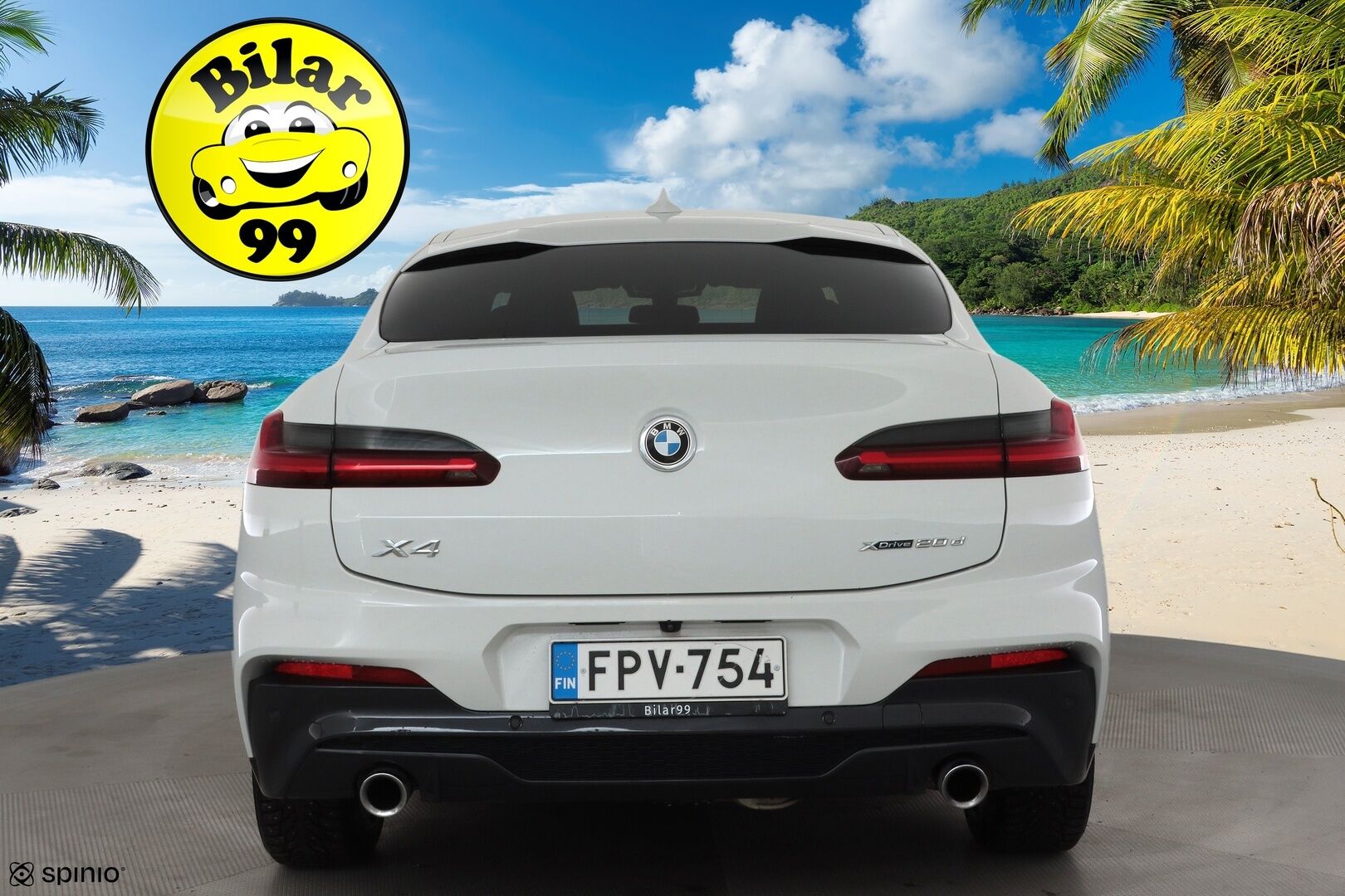 BMW X4 2021 G02 xDrive 20d A Business M Sport MHEV * ACC / P.kamera / Adapt.LED / Webasto / Navi / Koukku / Sporttipenkit / Hifi * - Suomi-auto / Kahdet renkaat aluvanteilla