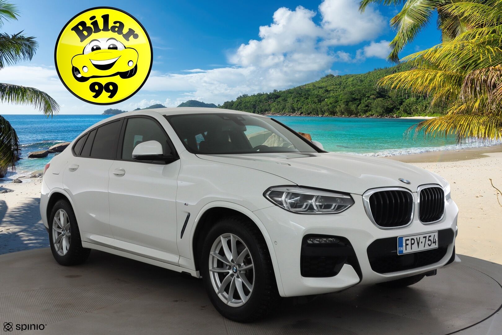 BMW X4 2021 G02 xDrive 20d A Business M Sport MHEV * ACC / P.kamera / Adapt.LED / Webasto / Navi / Koukku / Sporttipenkit / Hifi * - Suomi-auto / Kahdet renkaat aluvanteilla