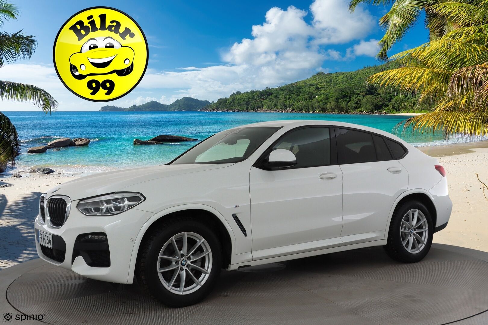 BMW X4 2021 G02 xDrive 20d A Business M Sport MHEV * ACC / P.kamera / Adapt.LED / Webasto / Navi / Koukku / Sporttipenkit / Hifi * - Suomi-auto / Kahdet renkaat aluvanteilla
