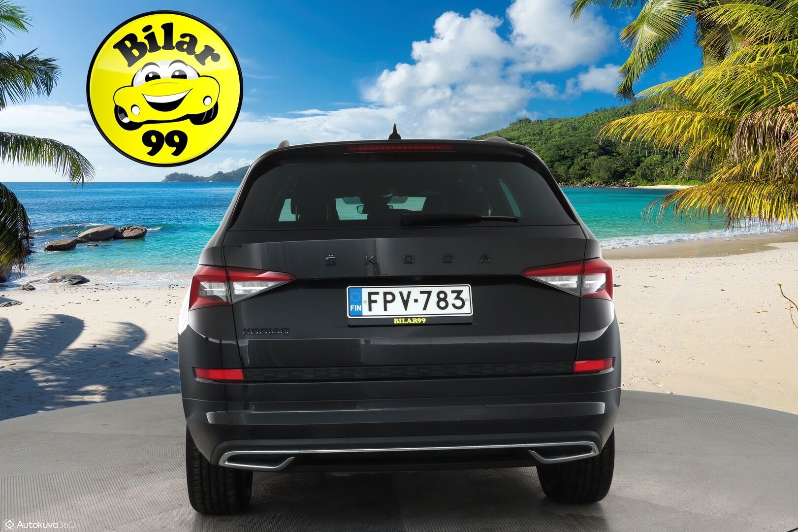 Skoda Kodiaq 2021 2,0 TDI 150 SportLine DSG ** Webasto / Koukku / Adapt.Vakkari / 360° Kamera / LED-valot / Canton / Muistipenkki ** - Suomi-auto / Kahdet Renkaat