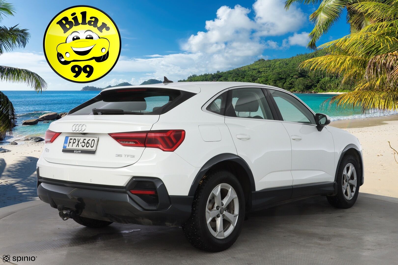 Audi Q3 2021 Sportback Business 35 TFSI 110kW MHEV S tronic * ACC / Kamera / Navi / Webasto / Koukku * - 1- Omisteinen / Suomi- auto / Merkkihuollettu / Kahdet OEM Vanteet