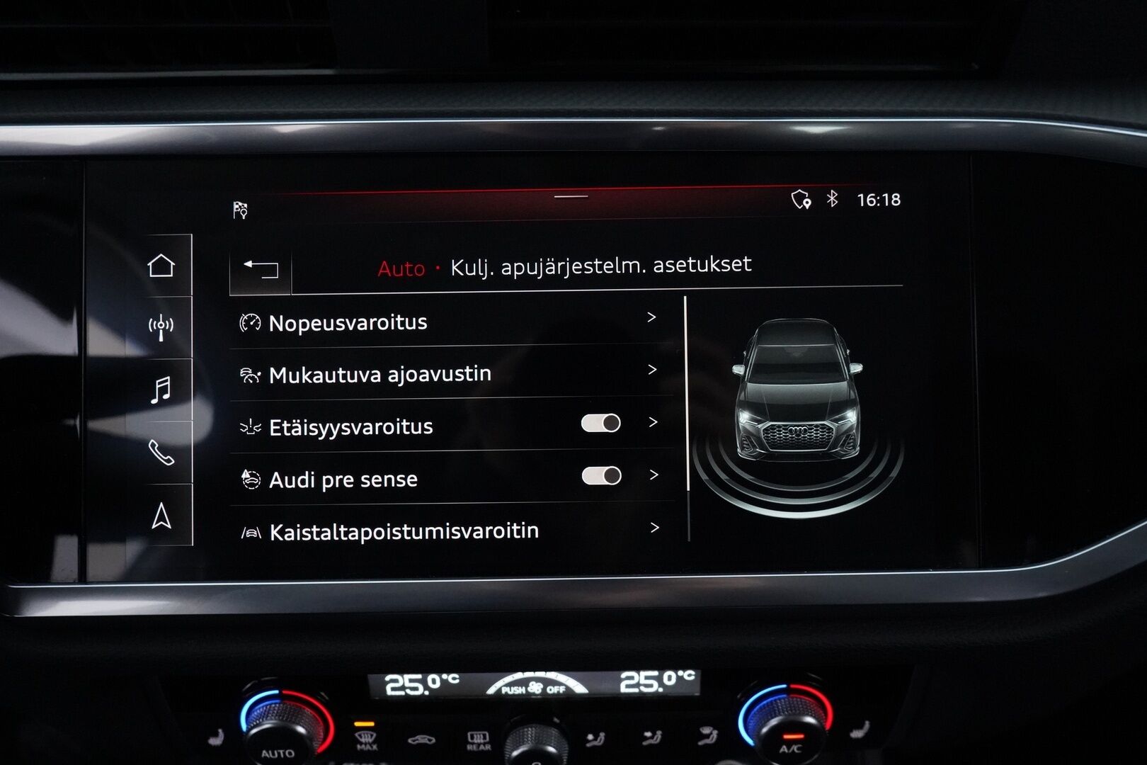 Audi Q3 2021 Sportback Business 35 TFSI 110kW MHEV S tronic * ACC / Kamera / Navi / Webasto / Koukku * - 1- Omisteinen / Suomi- auto / Merkkihuollettu / Kahdet OEM Vanteet