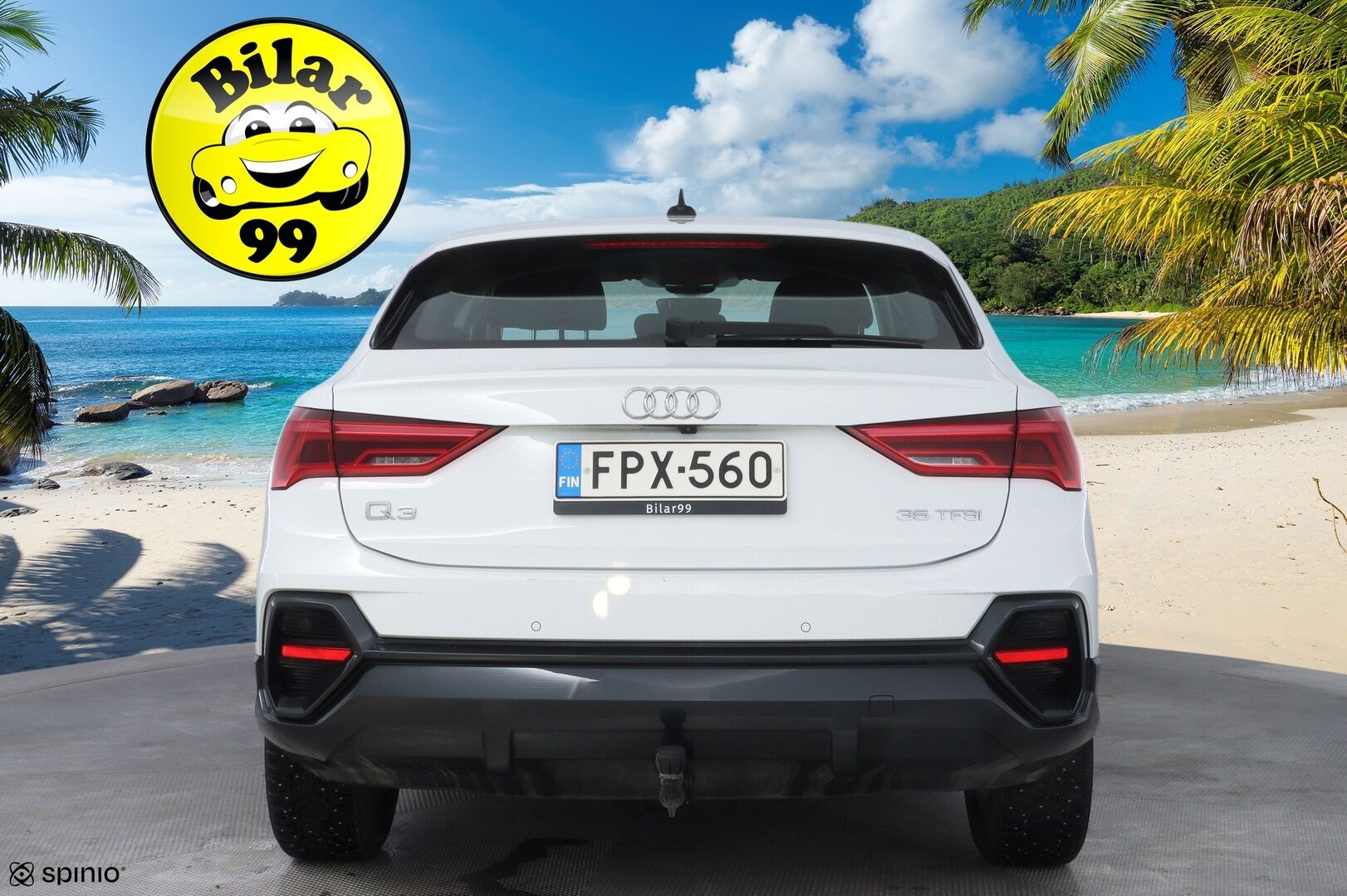 Audi Q3 2021 Sportback Business 35 TFSI 110kW MHEV S tronic * ACC / Kamera / Navi / Webasto / Koukku * - 1- Omisteinen / Suomi- auto / Merkkihuollettu / Kahdet OEM Vanteet