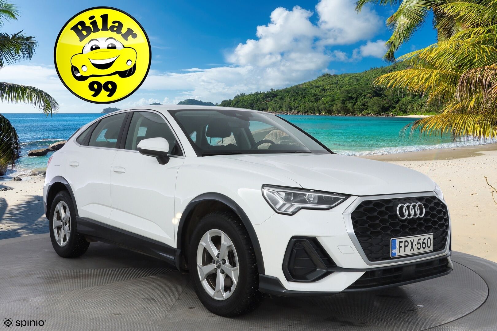 Audi Q3 2021 Sportback Business 35 TFSI 110kW MHEV S tronic * ACC / Kamera / Navi / Webasto / Koukku * - 1- Omisteinen / Suomi- auto / Merkkihuollettu / Kahdet OEM Vanteet