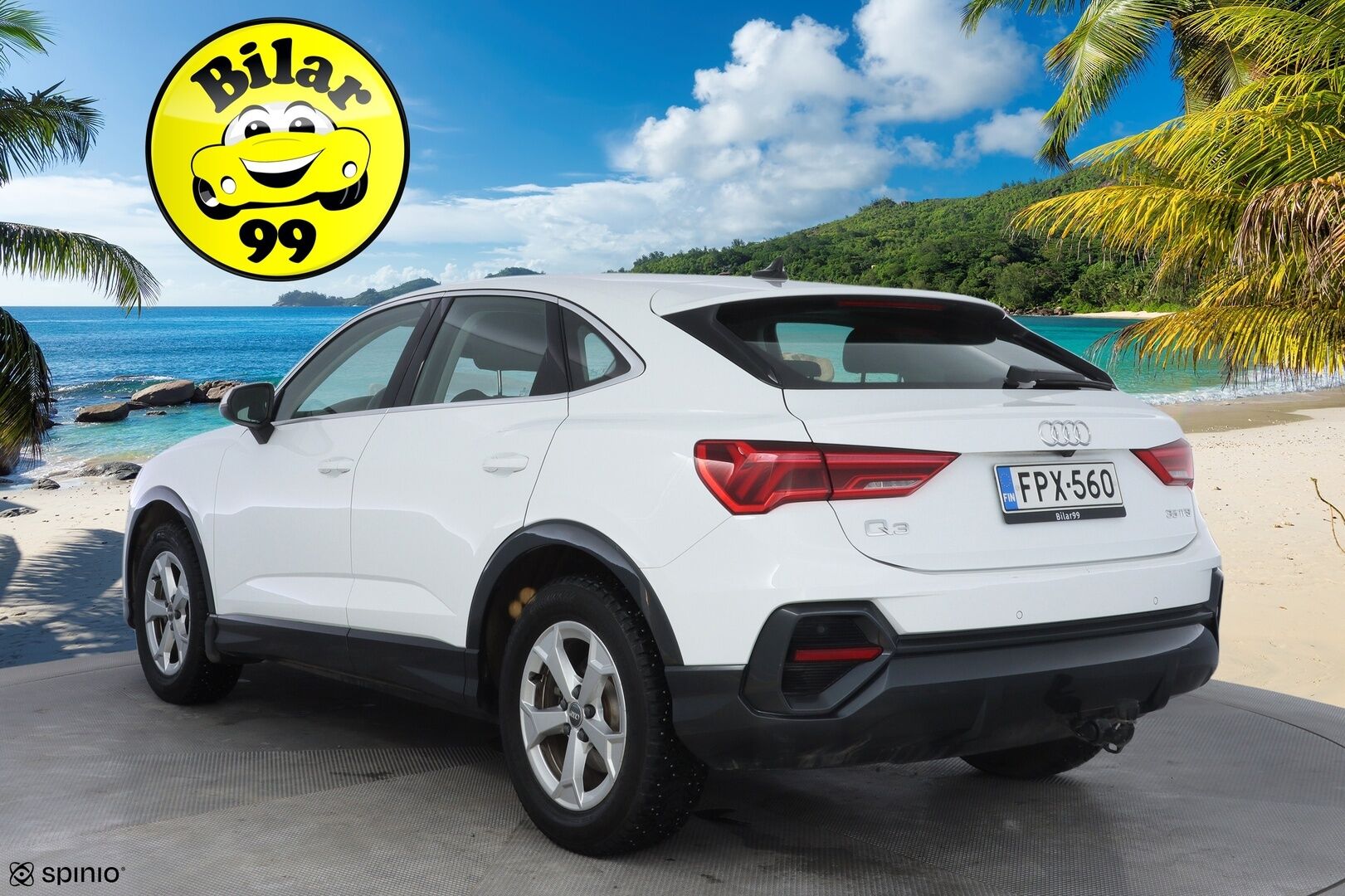 Audi Q3 2021 Sportback Business 35 TFSI 110kW MHEV S tronic * ACC / Kamera / Navi / Webasto / Koukku * - 1- Omisteinen / Suomi- auto / Merkkihuollettu / Kahdet OEM Vanteet