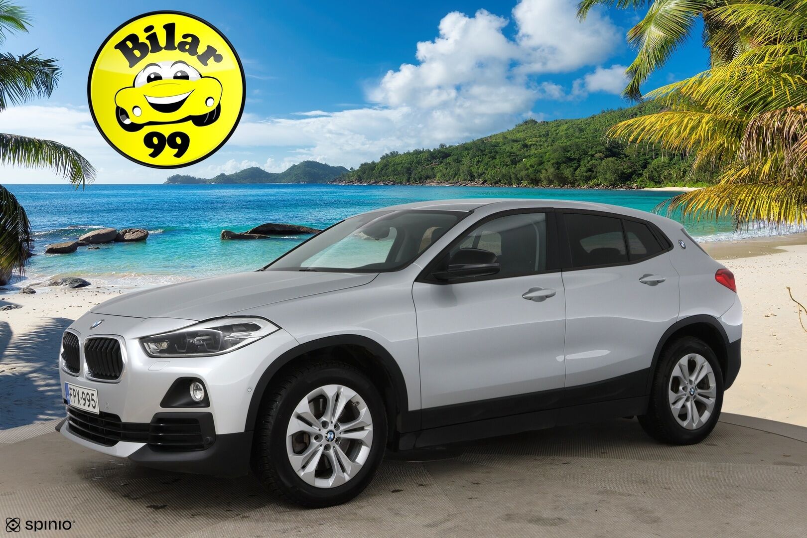 BMW X2 2018 F39 xDrive 20d A Business / Adapt. vak / HUD / Nahat / P-kamera / LED / Merkkihuollettu - Driving Assistant Plus / Comfort Access / Navigation Plus / 2x Michelinin Renkaat!