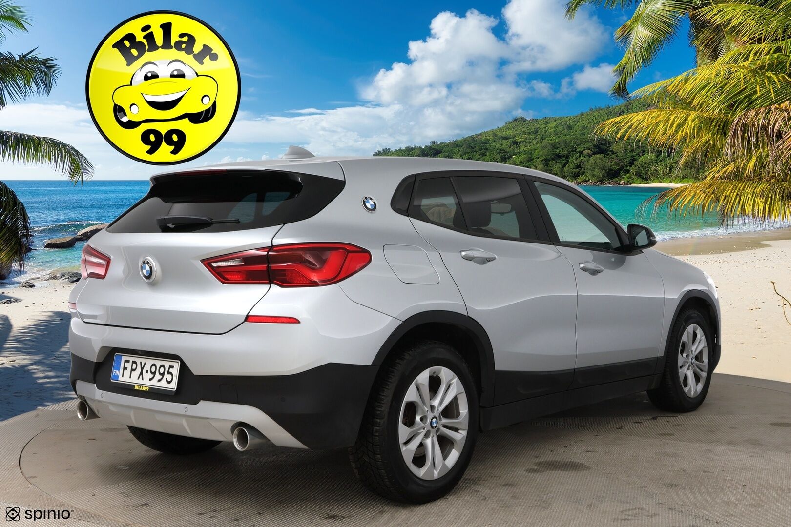 BMW X2 2018 F39 xDrive 20d A Business / Adapt. vak / HUD / Nahat / P-kamera / LED / Merkkihuollettu - Driving Assistant Plus / Comfort Access / Navigation Plus / 2x Michelinin Renkaat!