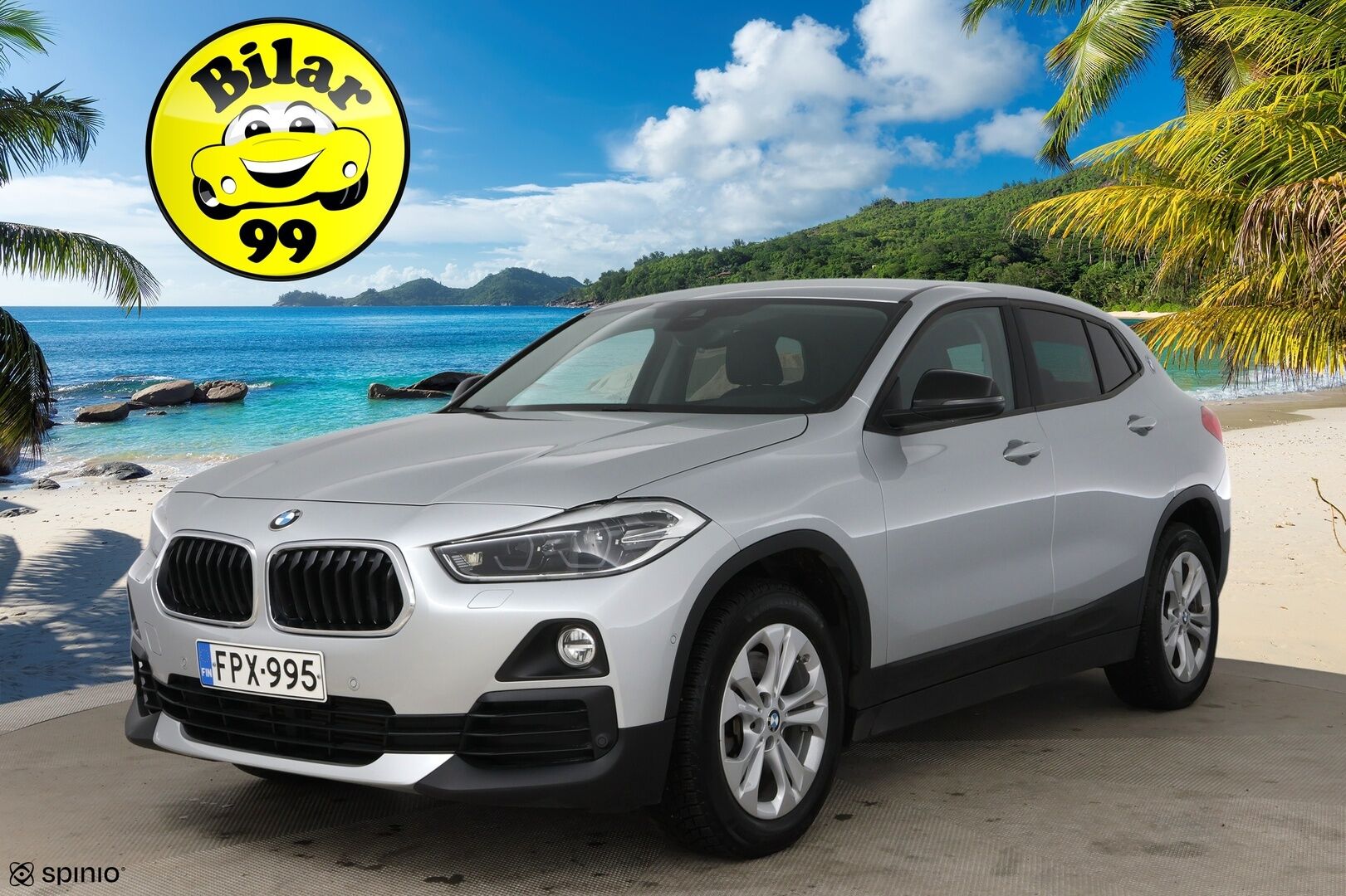 BMW X2 2018 F39 xDrive 20d A Business / Adapt. vak / HUD / Nahat / P-kamera / LED / Merkkihuollettu - Driving Assistant Plus / Comfort Access / Navigation Plus / 2x Michelinin Renkaat!