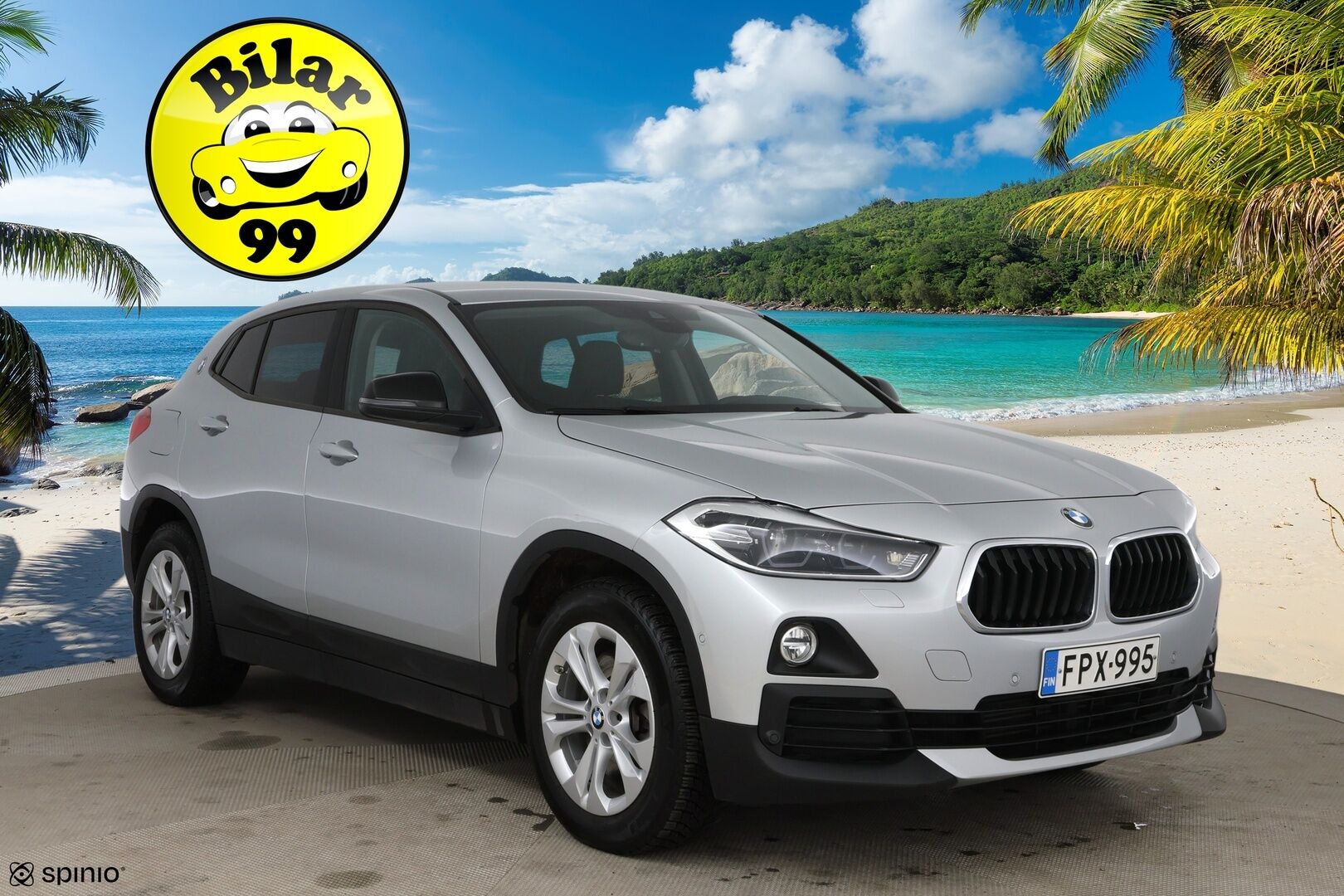 BMW X2 2018 F39 xDrive 20d A Business / Adapt. vak / HUD / Nahat / P-kamera / LED / Merkkihuollettu - Driving Assistant Plus / Comfort Access / Navigation Plus / 2x Michelinin Renkaat!