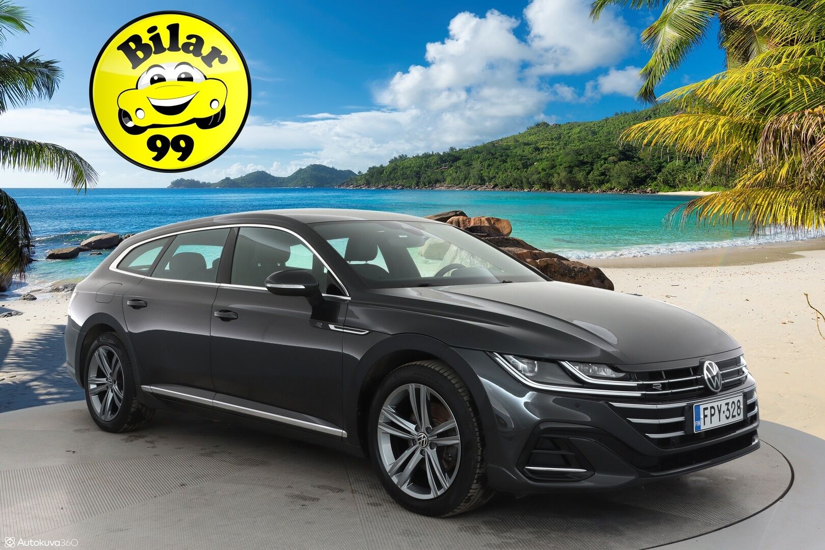 Volkswagen Arteon 2021 Shooting Brake R-Line eHybrid 160 kW DSG-autom. **1.om Suomi-auto / Webasto / Matrix-LED / Adapt.Vakkari / HUD** - 3,99 % KORKOTARJOUS TÄHÄN AUTOON - P. tutkat / Navi / Kaistavahti / KeylessGO / 2x Renkaat