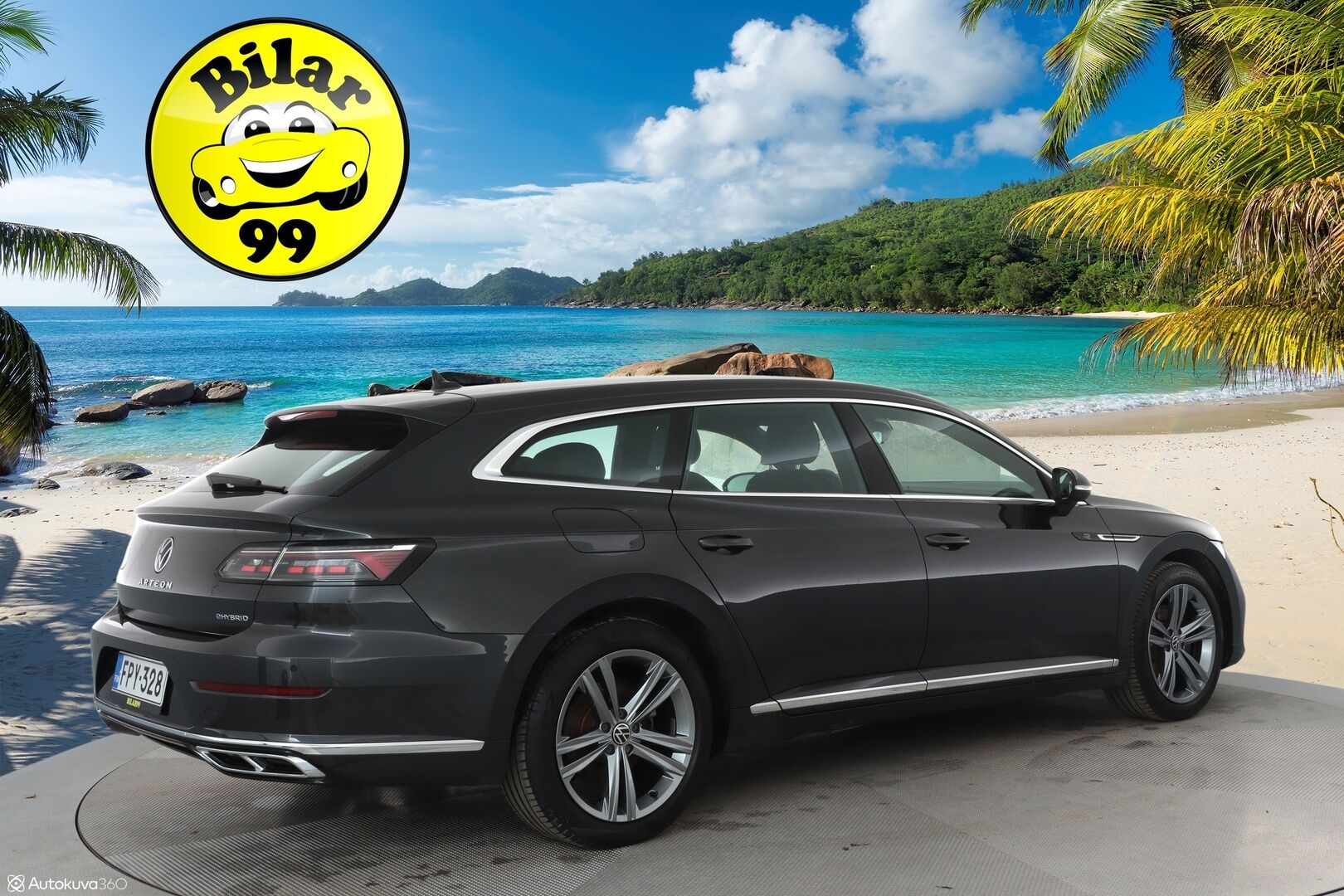 Volkswagen Arteon 2021 Shooting Brake R-Line eHybrid 160 kW DSG-autom. **1.om Suomi-auto / Webasto / Matrix-LED / Adapt.Vakkari / HUD** - 3,99 % KORKOTARJOUS TÄHÄN AUTOON - P. tutkat / Navi / Kaistavahti / KeylessGO / 2x Renkaat