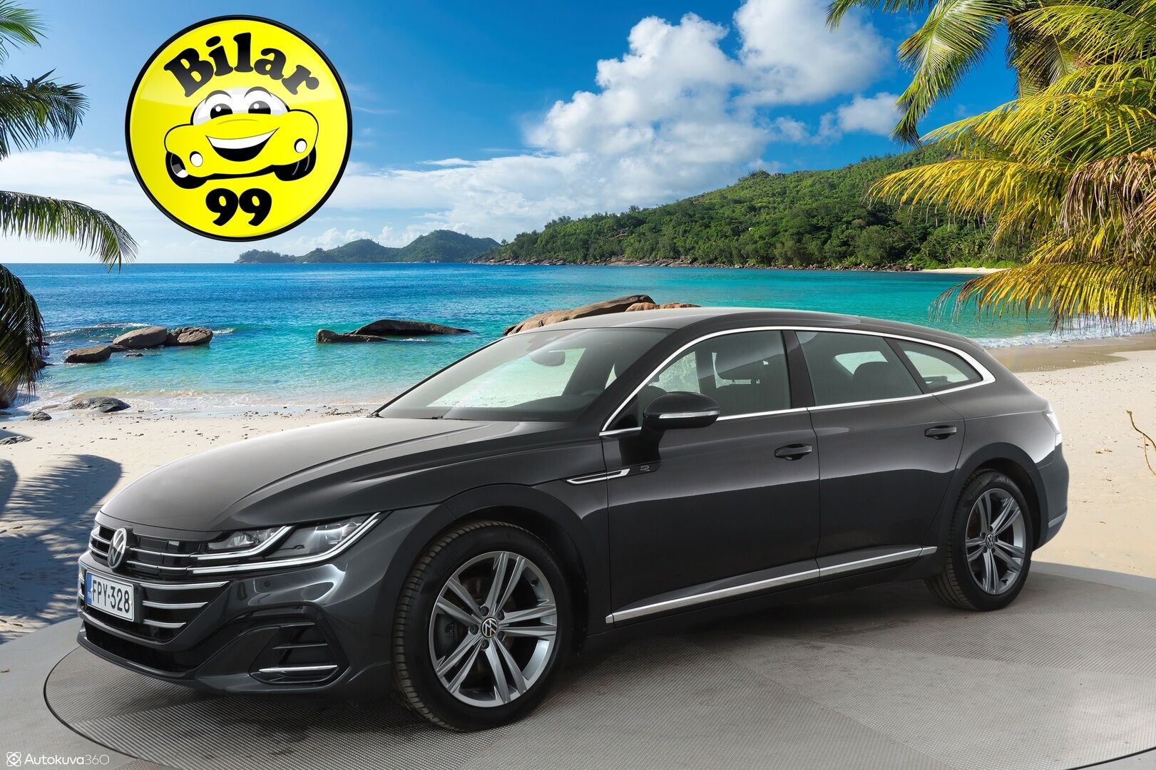 Volkswagen Arteon 2021 Shooting Brake R-Line eHybrid 160 kW DSG-autom. **1.om Suomi-auto / Webasto / Matrix-LED / Adapt.Vakkari / HUD** - 3,99 % KORKOTARJOUS TÄHÄN AUTOON - P. tutkat / Navi / Kaistavahti / KeylessGO / 2x Renkaat