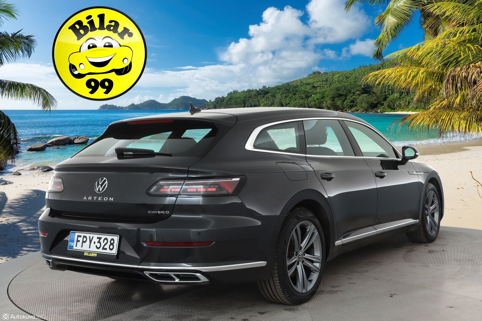 Volkswagen Arteon 2021 Shooting Brake R-Line eHybrid 160 kW DSG-autom. **1.om Suomi-auto / Webasto / Matrix-LED / Adapt.Vakkari / HUD** - 3,99 % KORKOTARJOUS TÄHÄN AUTOON - P. tutkat / Navi / Kaistavahti / KeylessGO / 2x Renkaat
