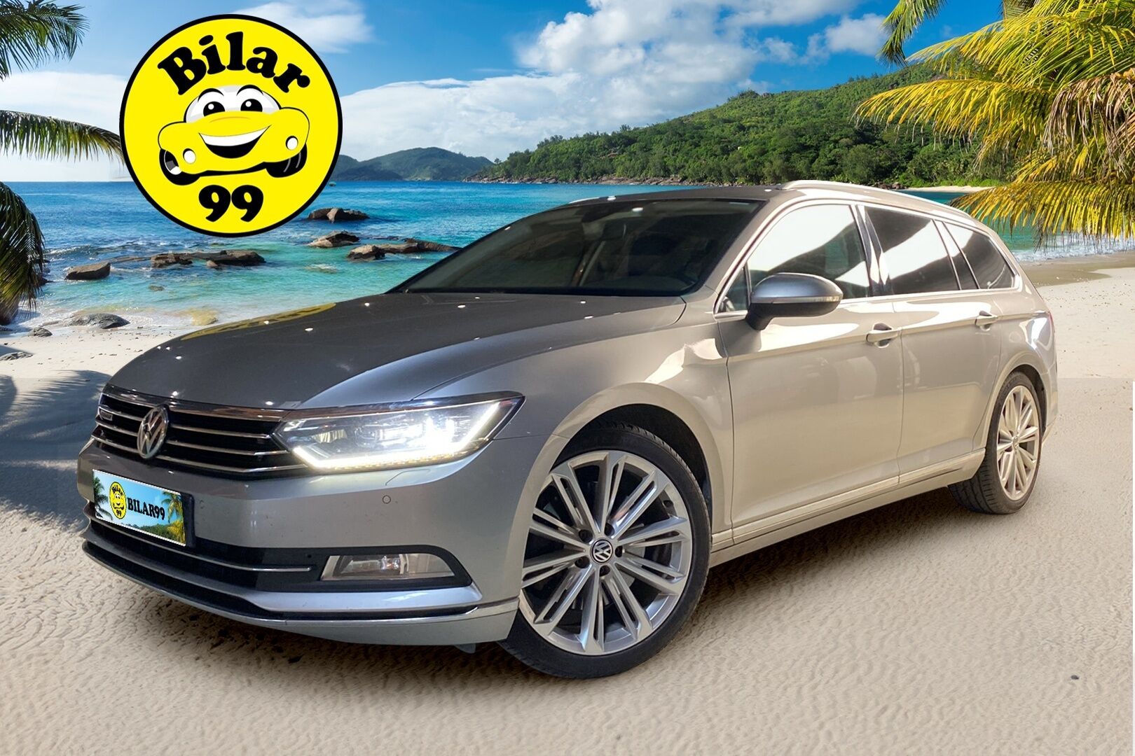 Volkswagen Passat 2015 Variant Highline 2,0 TDI Biturbo 176 kW (240 hv) BMT 4MOTION DSG-aut - Webasto / Adapt.vakkari / Ilmastoidut  ruskeat nahat / Hierova penkki / Digimittaristo / Adapt.LED / Vetokoukku / Siisti yksilö!
