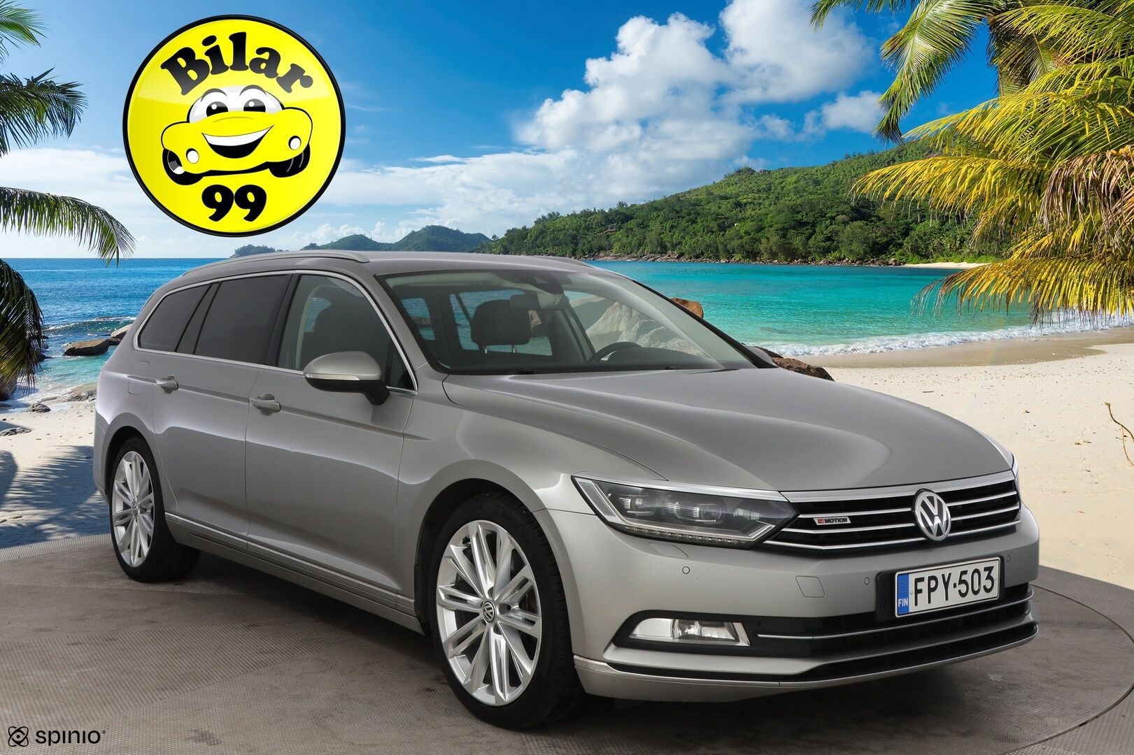 Volkswagen Passat 2015 Variant Highline 2,0 TDI Biturbo 176 kW (240 hv) BMT 4MOTION DSG-aut - Webasto / Adapt.vakkari / Ilmastoidut  ruskeat nahat / Hierova penkki / Digimittaristo / Adapt.LED / Vetokoukku / Siisti yksilö!