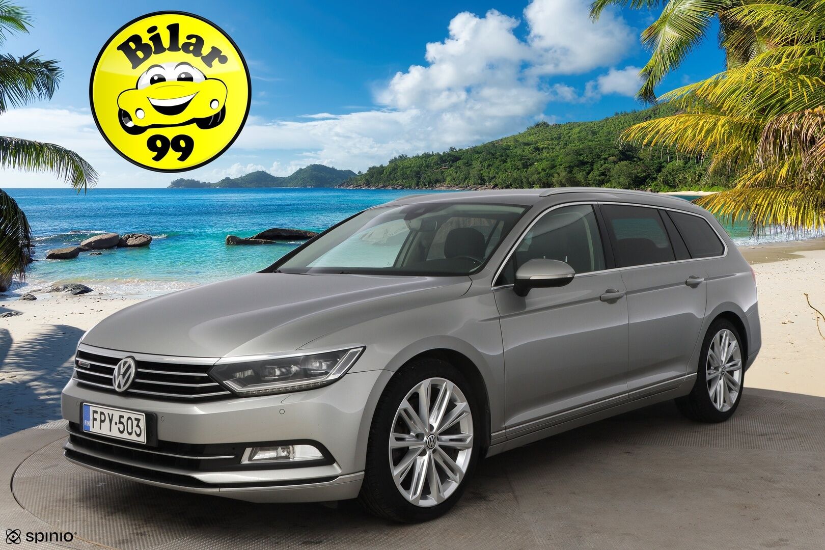 Volkswagen Passat 2015 Variant Highline 2,0 TDI Biturbo 176 kW (240 hv) BMT 4MOTION DSG-aut - Webasto / Adapt.vakkari / Ilmastoidut  ruskeat nahat / Hierova penkki / Digimittaristo / Adapt.LED / Vetokoukku / Siisti yksilö!