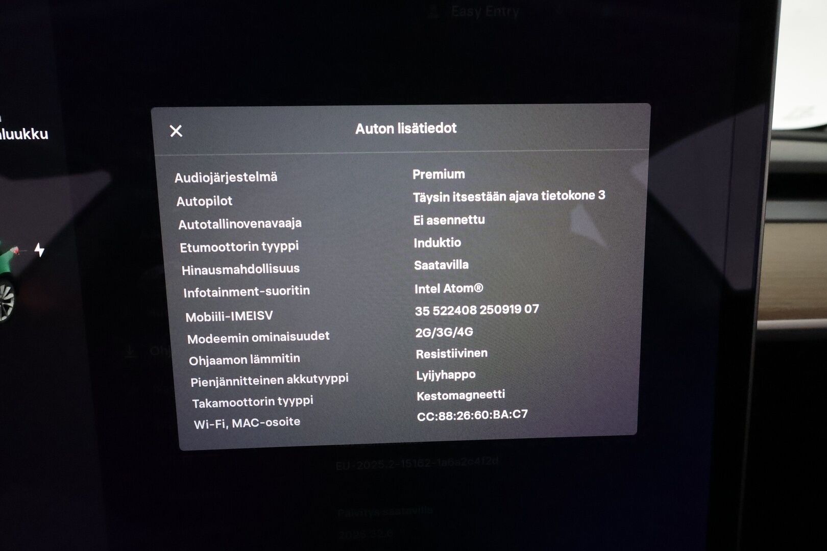 Tesla Model 3 2020 Long Range Dual Motor *Koukku / Lasikatto / ACC / LED / P.kamera / Muistipenkki / Navi / Kaistavahti / Premium Audio* - 2x Latauskaapelit / Kahdet Renkaat / Akku kuntotarkastettu SoH 92,1%