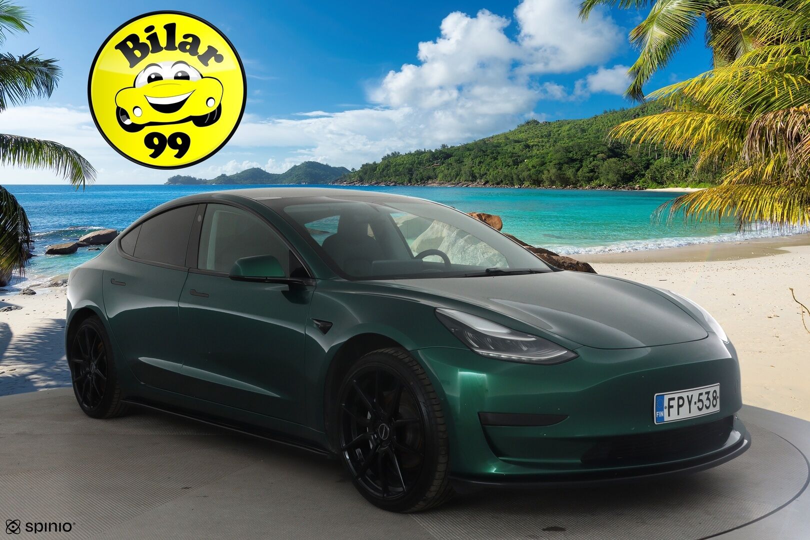 Tesla Model 3 2020 Long Range Dual Motor *Koukku / Lasikatto / ACC / LED / P.kamera / Muistipenkki / Navi / Kaistavahti / Premium Audio* - 2x Latauskaapelit / Kahdet Renkaat / Akku kuntotarkastettu SoH 92,1%