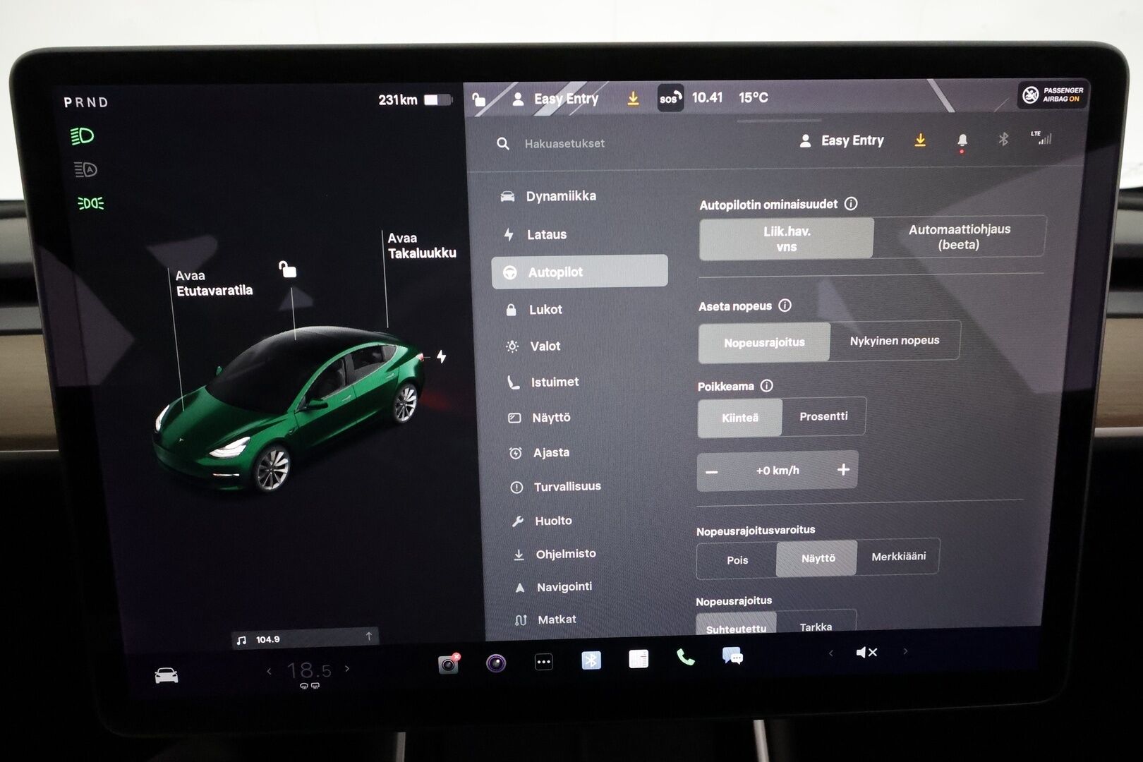 Tesla Model 3 2020 Long Range Dual Motor *Koukku / Lasikatto / ACC / LED / P.kamera / Muistipenkki / Navi / Kaistavahti / Premium Audio* - 2x Latauskaapelit / Kahdet Renkaat / Akku kuntotarkastettu SoH 92,1%