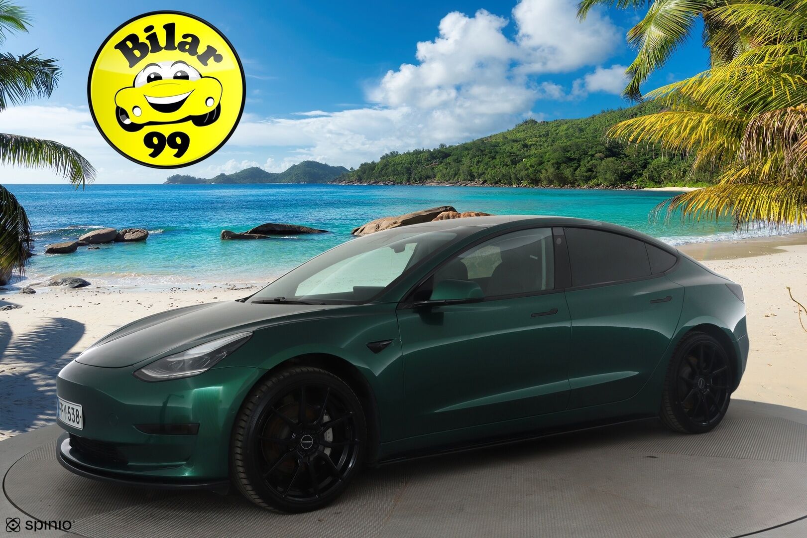Tesla Model 3 2020 Long Range Dual Motor *Koukku / Lasikatto / ACC / LED / P.kamera / Muistipenkki / Navi / Kaistavahti / Premium Audio* - 2x Latauskaapelit / Kahdet Renkaat / Akku kuntotarkastettu SoH 92,1%