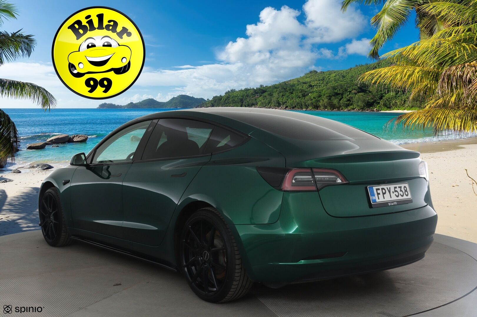 Tesla Model 3 2020 Long Range Dual Motor *Koukku / Lasikatto / ACC / LED / P.kamera / Muistipenkki / Navi / Kaistavahti / Premium Audio* - 2x Latauskaapelit / Kahdet Renkaat / Akku kuntotarkastettu SoH 92,1%