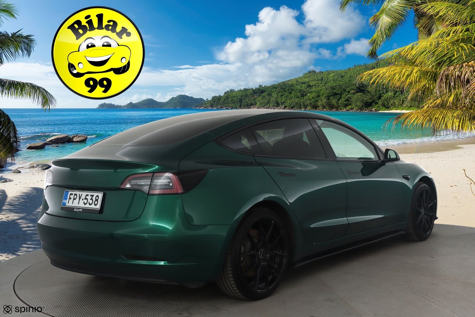 Tesla Model 3 2020 Long Range Dual Motor *Koukku / Lasikatto / ACC / LED / P.kamera / Muistipenkki / Navi / Kaistavahti / Premium Audio* - 2x Latauskaapelit / Kahdet Renkaat / Akku kuntotarkastettu SoH 92,1%