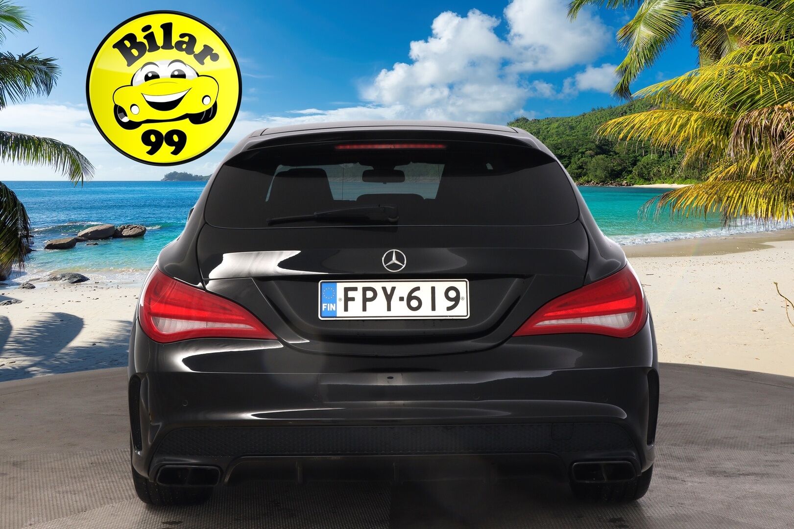 Mercedes-Benz CLA 45 AMG 2016 4Matic A Shooting Brake *Harman Kardon / Nahka Alcantara / Navigointi / Bi-Xenon* - Sportti Penkit / 2x Avain / 2x Renkaat / P-tutkat 