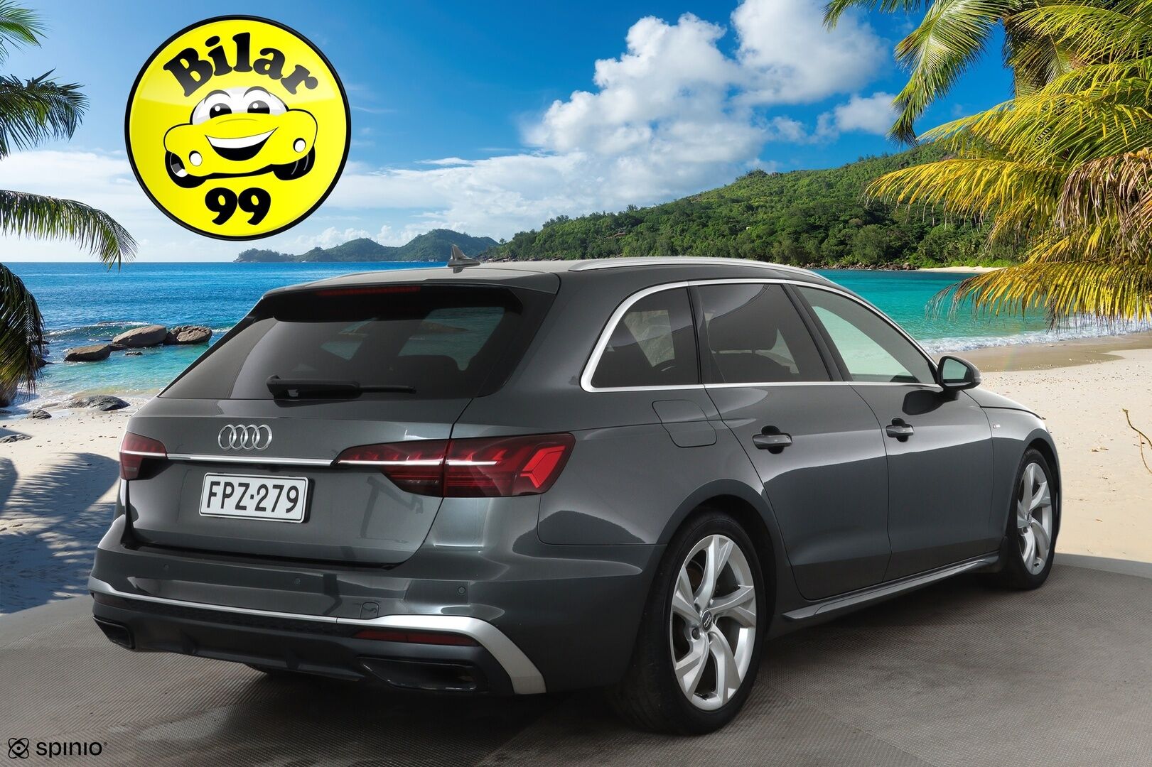 Audi A4 2020 Avant Business S line Comfort Edition 40 TFSI 140 kW MHEV **Webasto / Koukku / Matrix-LED / Sporttipenkit / P.Kamera** - Suomi-auto / Kahdet Renkaat