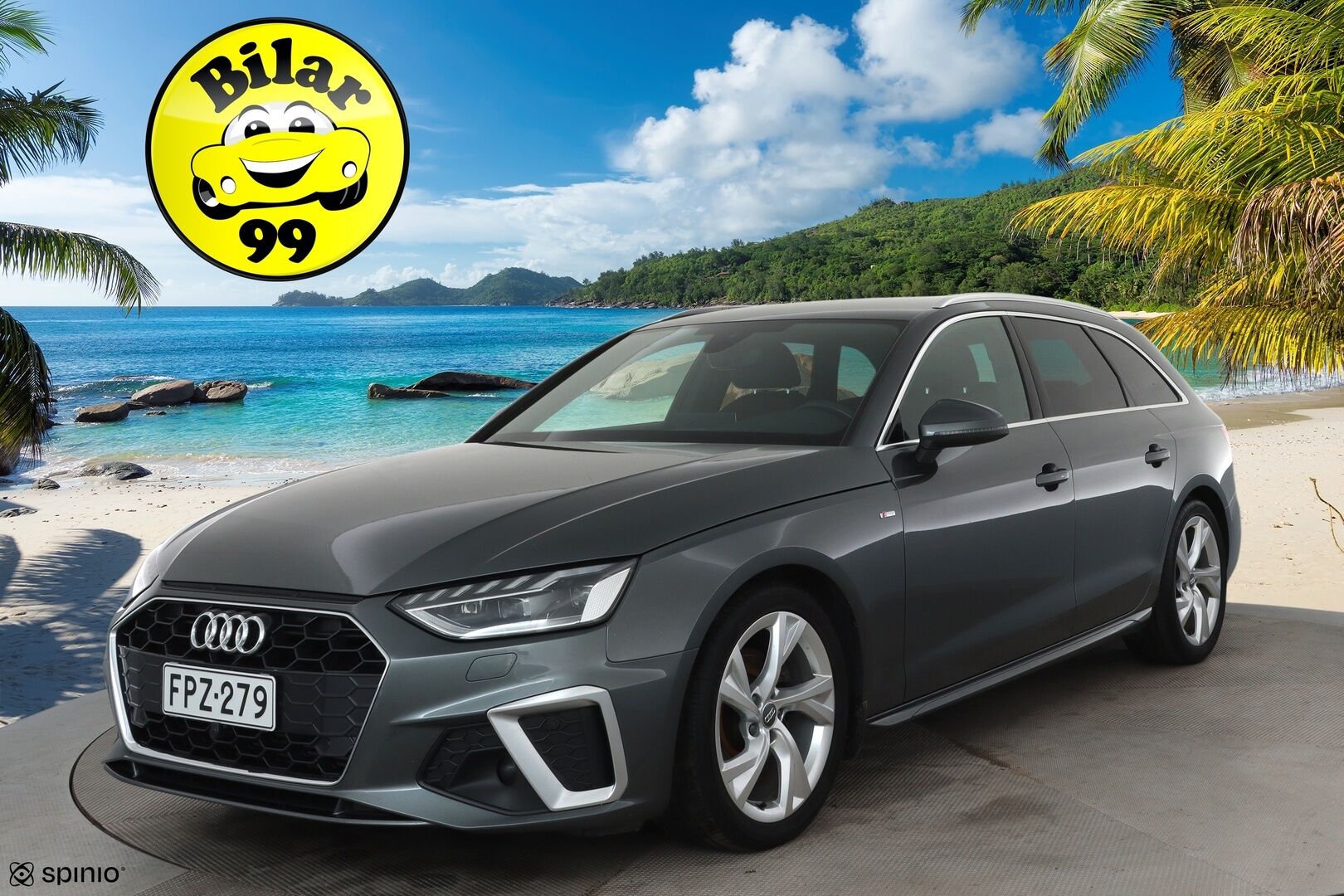 Audi A4 2020 Avant Business S line Comfort Edition 40 TFSI 140 kW MHEV **Webasto / Koukku / Matrix-LED / Sporttipenkit / P.Kamera** - Suomi-auto / Kahdet Renkaat
