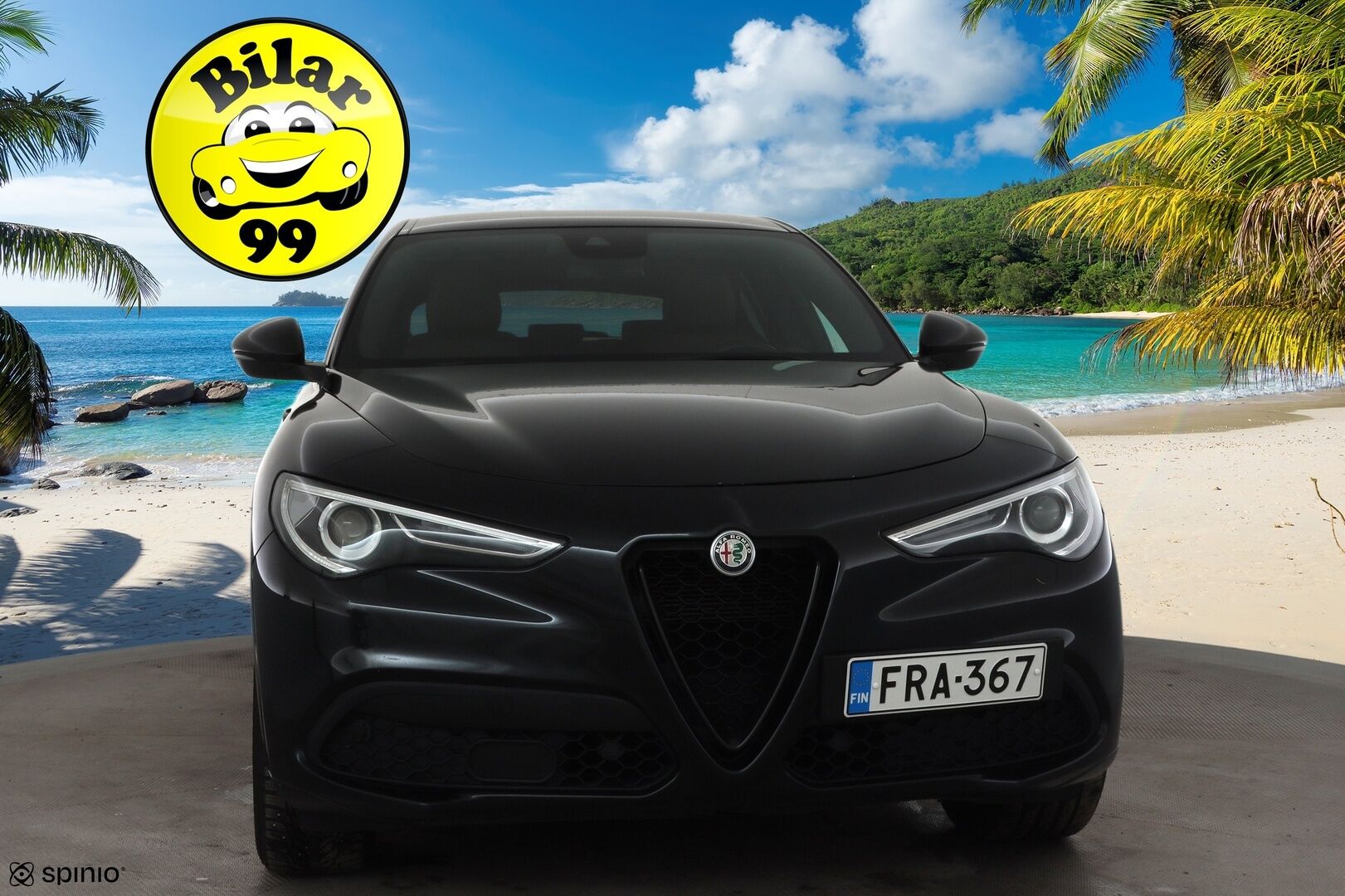 Alfa Romeo Stelvio 2022 2,2 Diesel 210hp AT8 AWD Veloce * ACC / P.kamera / Ruskeat sporttinahat / Muistipenkki / Lohko+Sisä / KeylessGo / Sähköluukku * - 1.Om Suomi-auto / Kahdet renkaat aluvanteilla