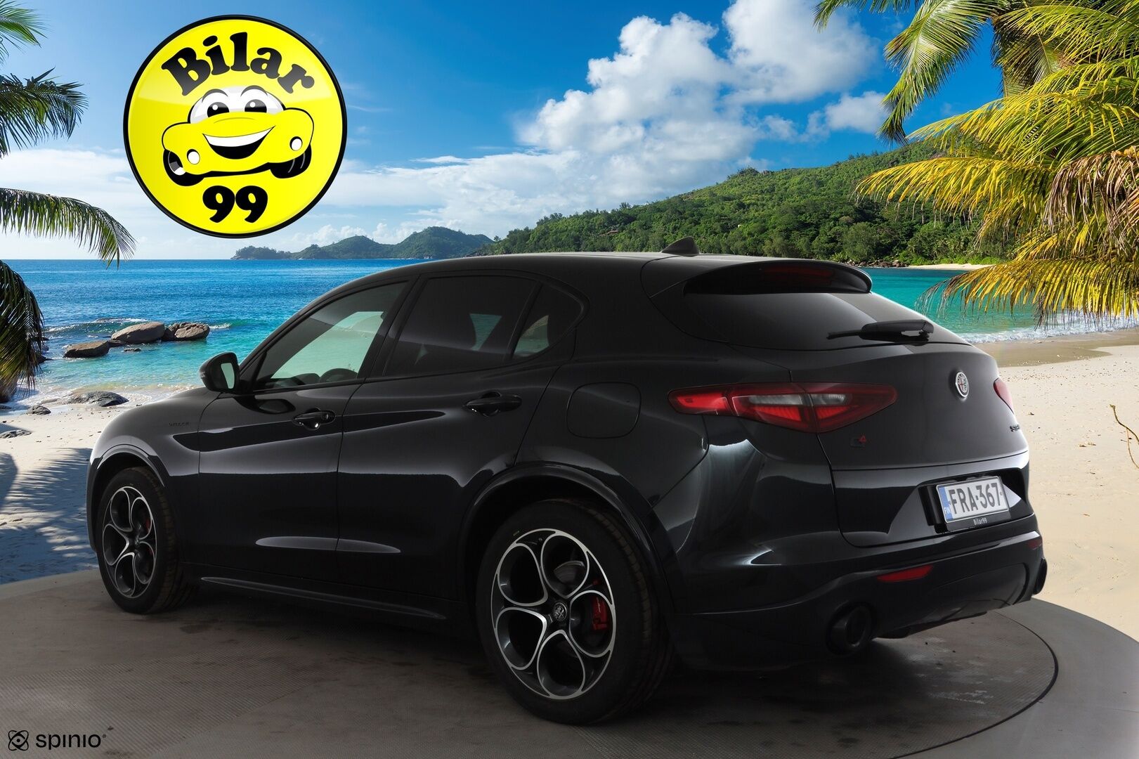 Alfa Romeo Stelvio 2022 2,2 Diesel 210hp AT8 AWD Veloce * ACC / P.kamera / Ruskeat sporttinahat / Muistipenkki / Lohko+Sisä / KeylessGo / Sähköluukku * - 1.Om Suomi-auto / Kahdet renkaat aluvanteilla