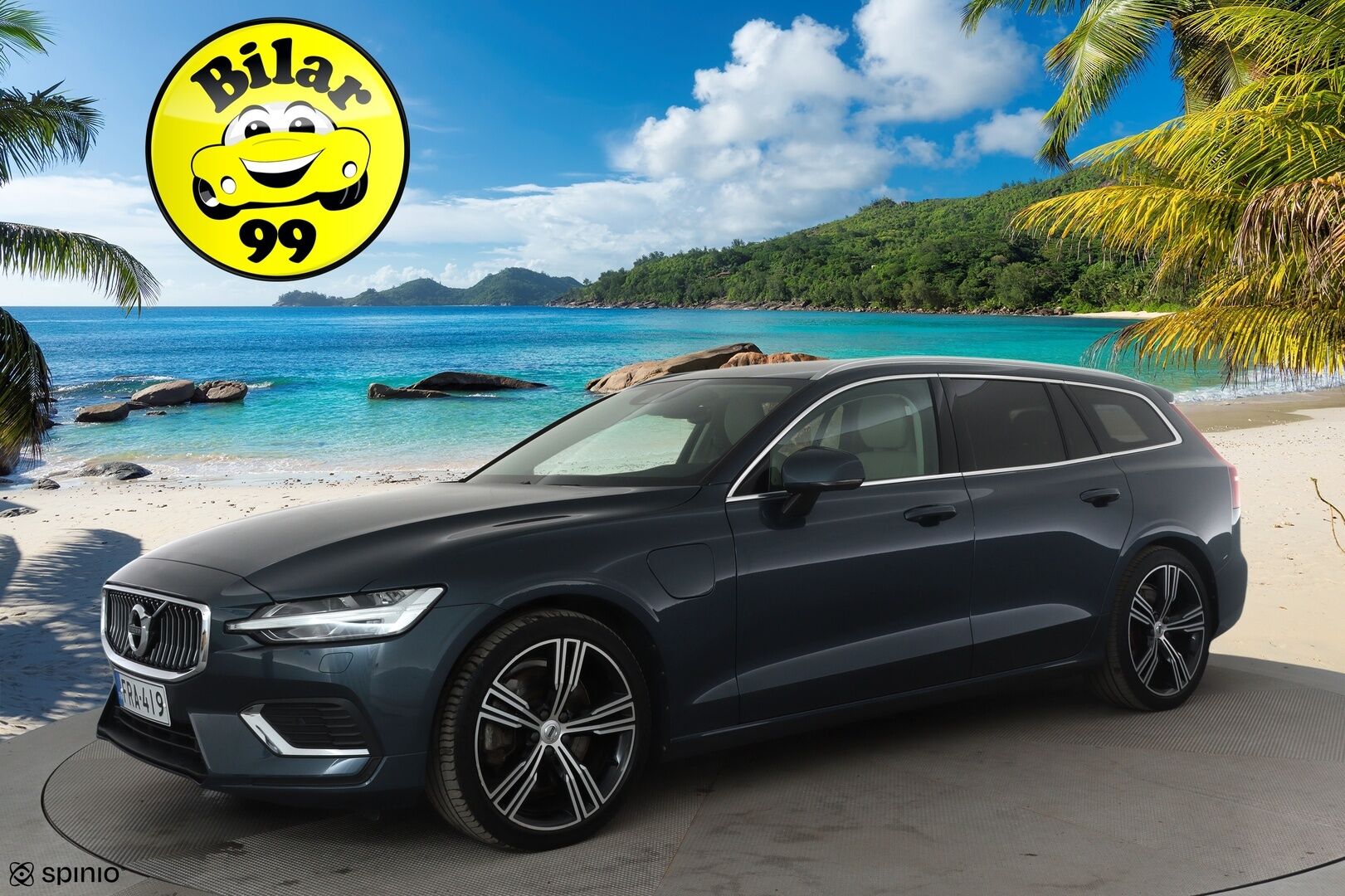 Volvo V60 2021 T6 TwE AWD Business Inscription aut *ACC / P.kamera / Full LED / Muistipenkki / Koukku / BLIS / Webasto / Vaaleat nahat* - Suomi-auto / Kahdet renkaat aluvanteilla / Merkkihuollettu