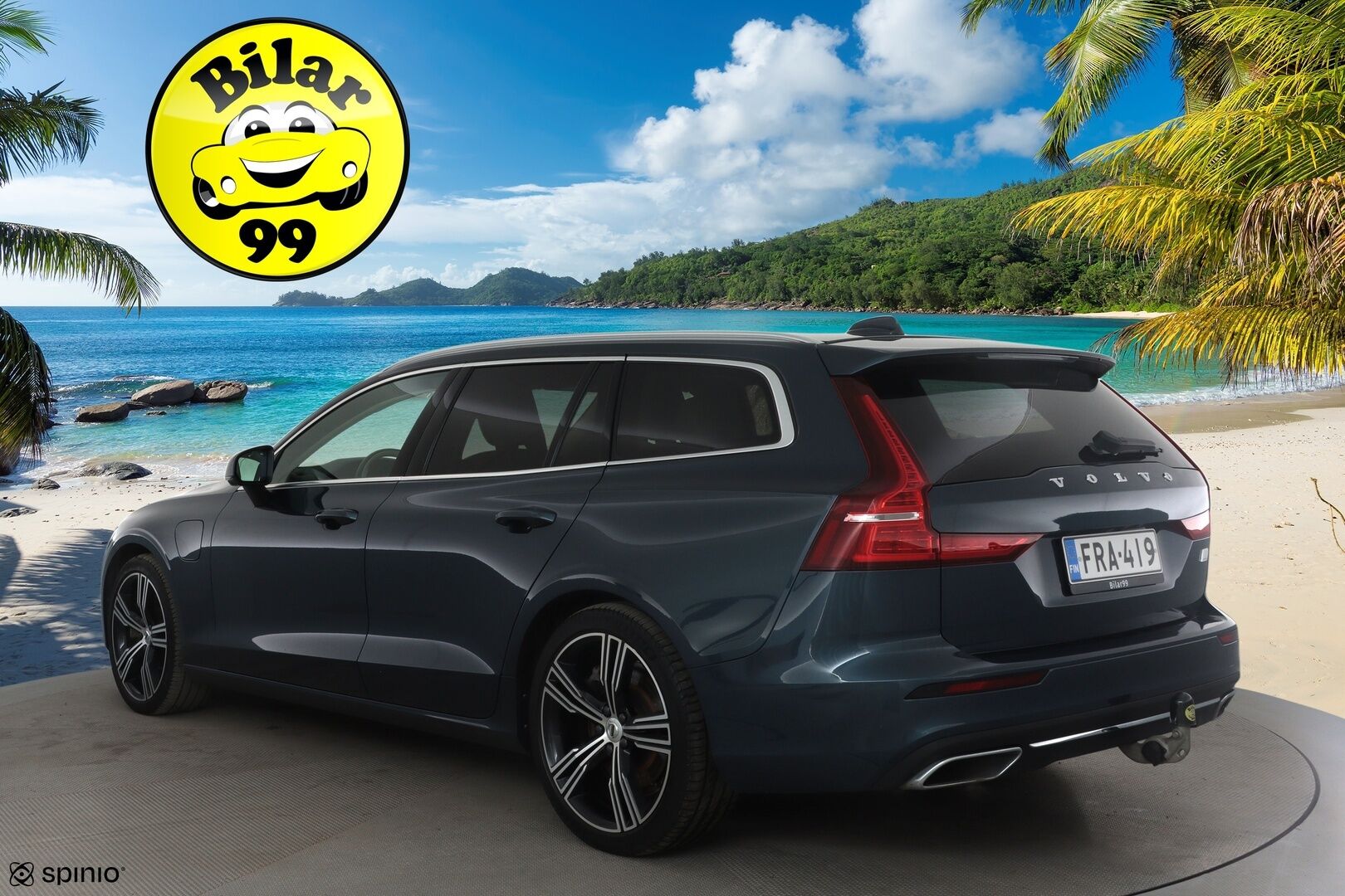 Volvo V60 2021 T6 TwE AWD Business Inscription aut *ACC / P.kamera / Full LED / Muistipenkki / Koukku / BLIS / Webasto / Vaaleat nahat* - Suomi-auto / Kahdet renkaat aluvanteilla / Merkkihuollettu