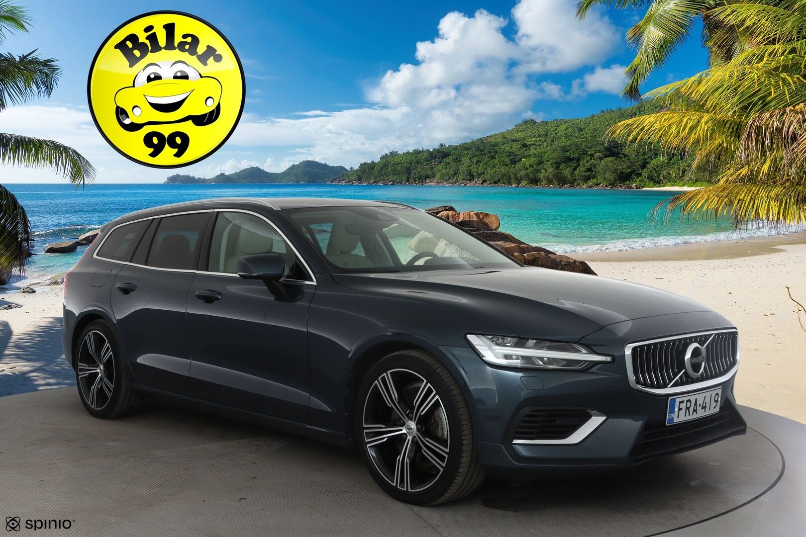Volvo V60 2021 T6 TwE AWD Business Inscription aut *ACC / P.kamera / Full LED / Muistipenkki / Koukku / BLIS / Webasto / Vaaleat nahat* - Suomi-auto / Kahdet renkaat aluvanteilla / Merkkihuollettu