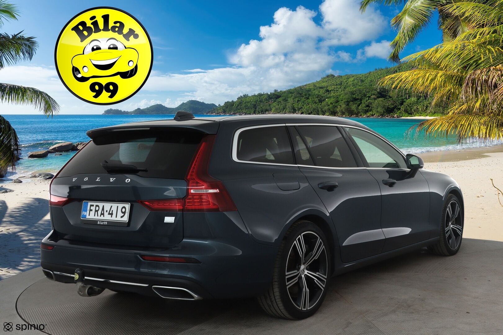 Volvo V60 2021 T6 TwE AWD Business Inscription aut *ACC / P.kamera / Full LED / Muistipenkki / Koukku / BLIS / Webasto / Vaaleat nahat* - Suomi-auto / Kahdet renkaat aluvanteilla / Merkkihuollettu