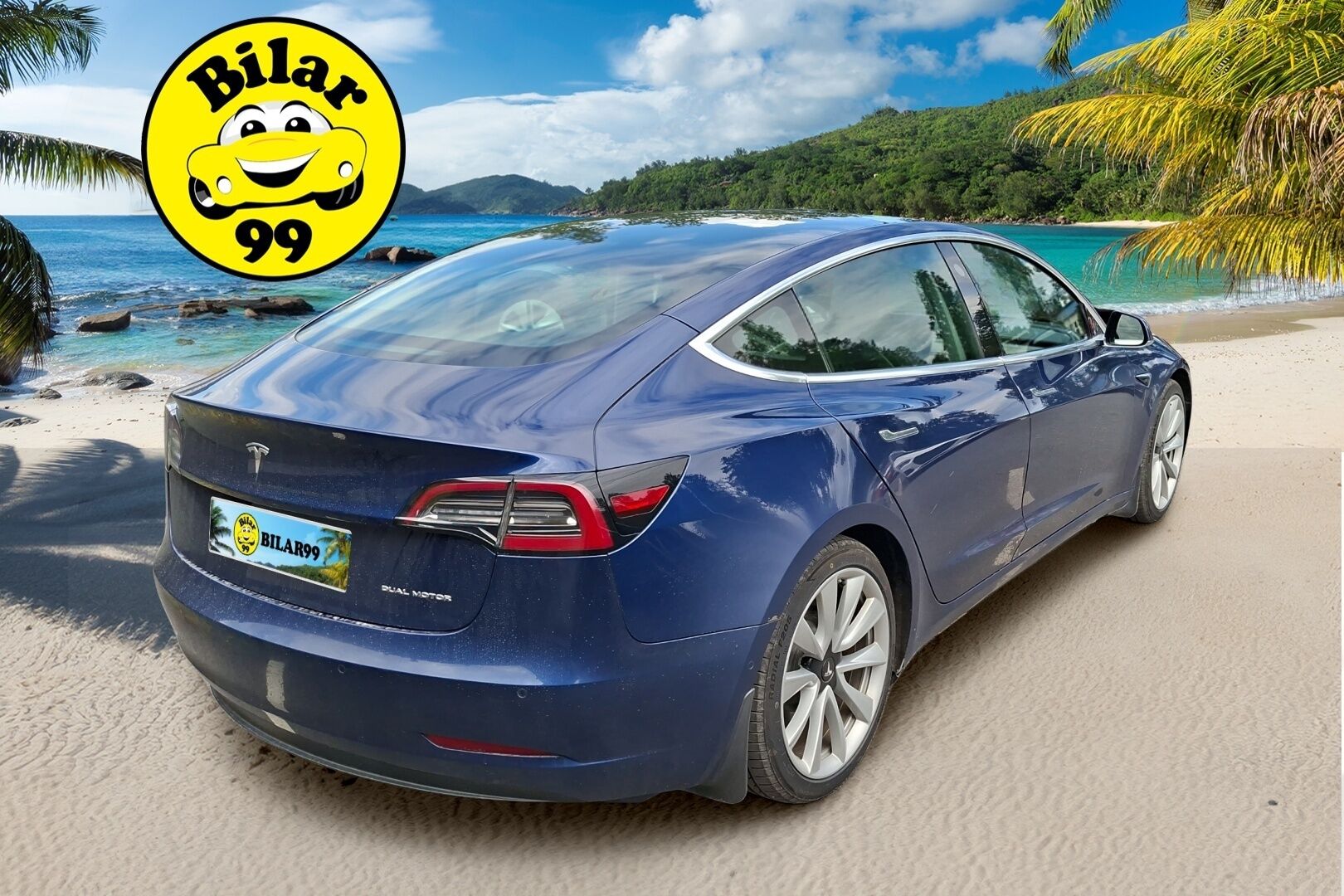 Tesla Model 3 2019 Long-Range Dual Motor AWD - | Acceleration boost | Autopilot 3 | Matrix ajovalot |  