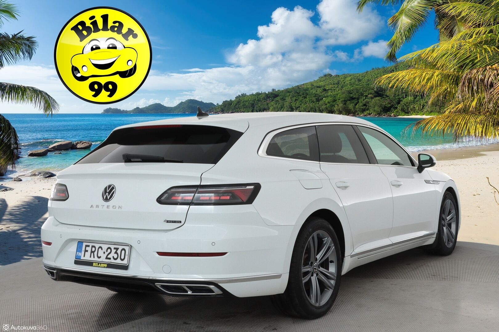 Volkswagen Arteon 2021 Shooting Brake R-Line 2,0 TDI 147 kW 4MOTION DSG-automaatti **Webasto / Koukku / Adapt.Vakkari / Adapt. LED / P.Kamera** - 1.Om Suomi-auto / Kaistavahti / 3-Alueinen AC / KeylessGO / 2x Renkaat 