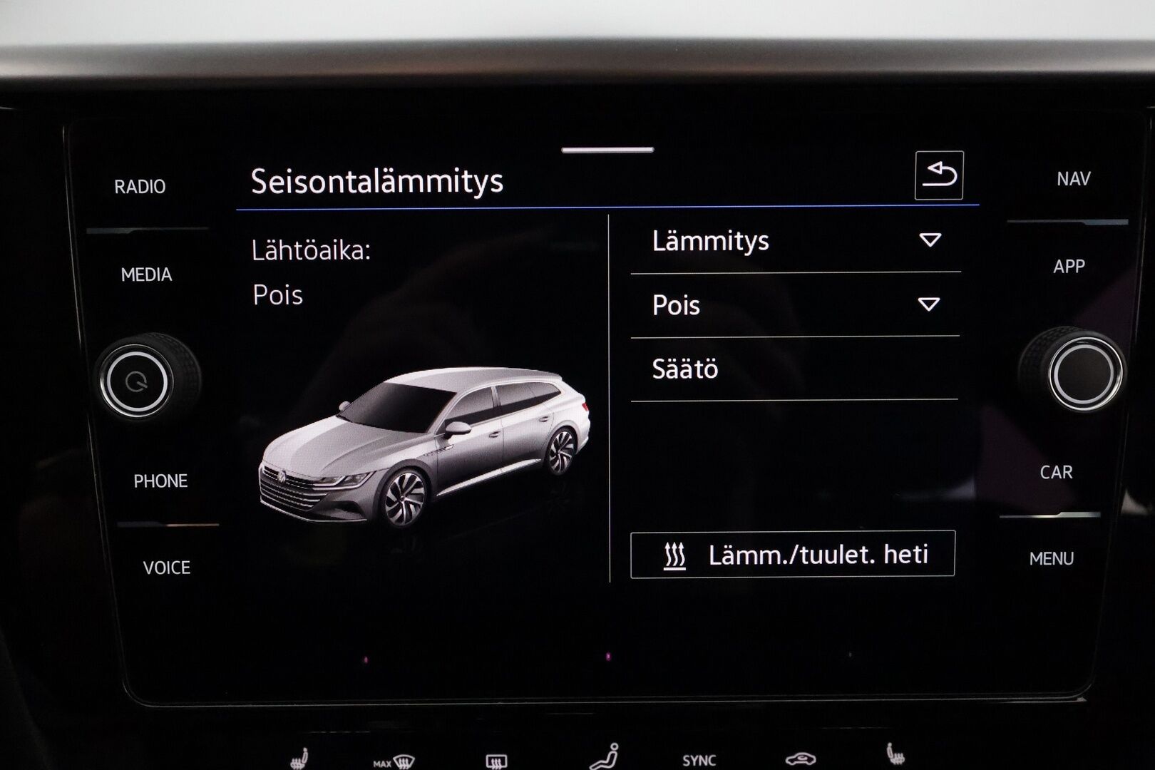 Volkswagen Arteon 2021 Shooting Brake R-Line 2,0 TDI 147 kW 4MOTION DSG-automaatti **Webasto / Koukku / Adapt.Vakkari / Adapt. LED / P.Kamera** - 1.Om Suomi-auto / Kaistavahti / 3-Alueinen AC / KeylessGO / 2x Renkaat 