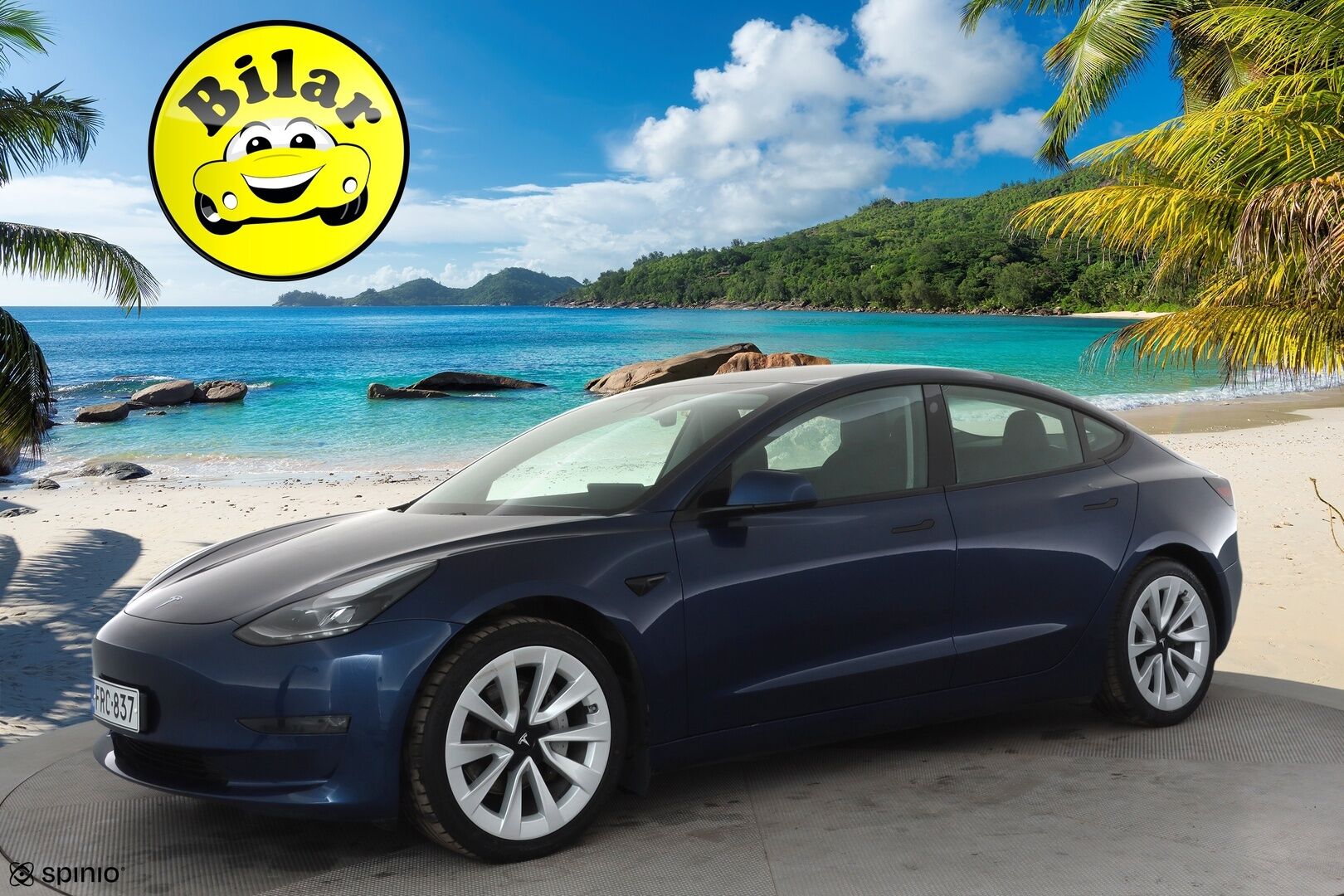 Tesla Model 3 2021 Long Range * Lasikatto / ILP / Premium Audio / Self-Driving / Matrix LED / P.Kamera / Nahat / Acceleration Boost * - 1.Om Suomi-auto / Kahdet renkaat aluvanteilla
