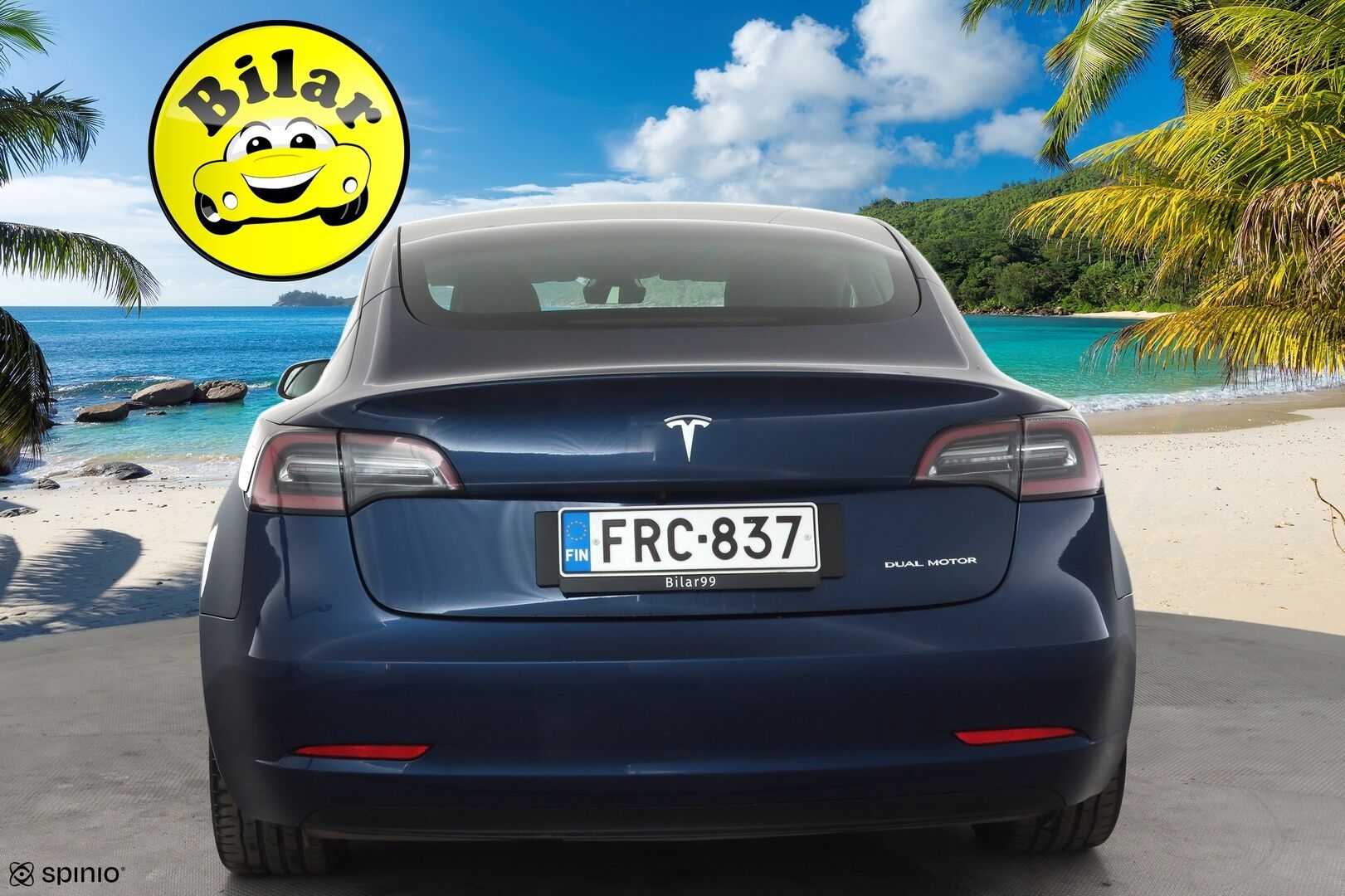 Tesla Model 3 2021 Long Range * Lasikatto / ILP / Premium Audio / Self-Driving / Matrix LED / P.Kamera / Nahat / Acceleration Boost * - 1.Om Suomi-auto / Kahdet renkaat aluvanteilla