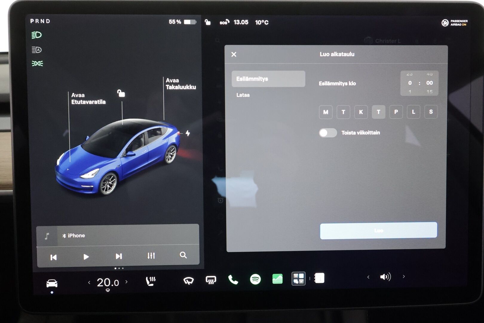 Tesla Model 3 2021 Long Range * Lasikatto / ILP / Premium Audio / Self-Driving / Matrix LED / P.Kamera / Nahat / Acceleration Boost * - 1.Om Suomi-auto / Kahdet renkaat aluvanteilla