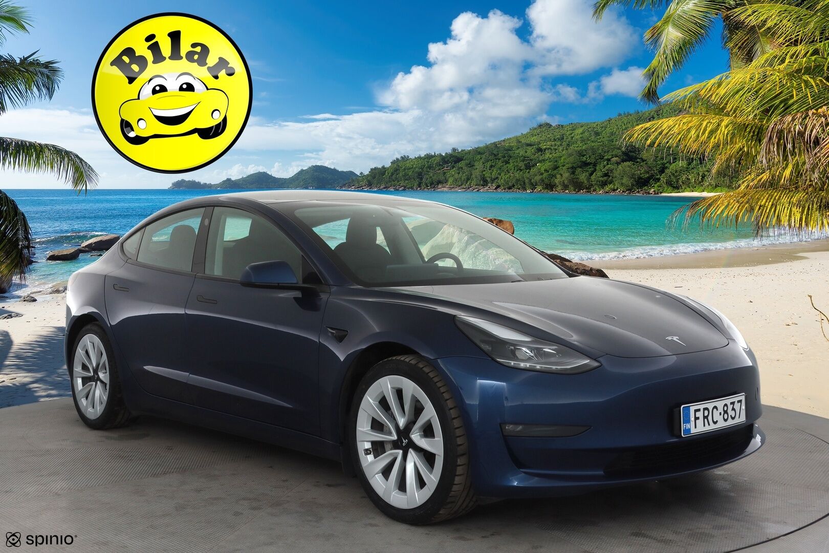 Tesla Model 3 2021 Long Range * Lasikatto / ILP / Premium Audio / Self-Driving / Matrix LED / P.Kamera / Nahat / Acceleration Boost * - 1.Om Suomi-auto / Kahdet renkaat aluvanteilla