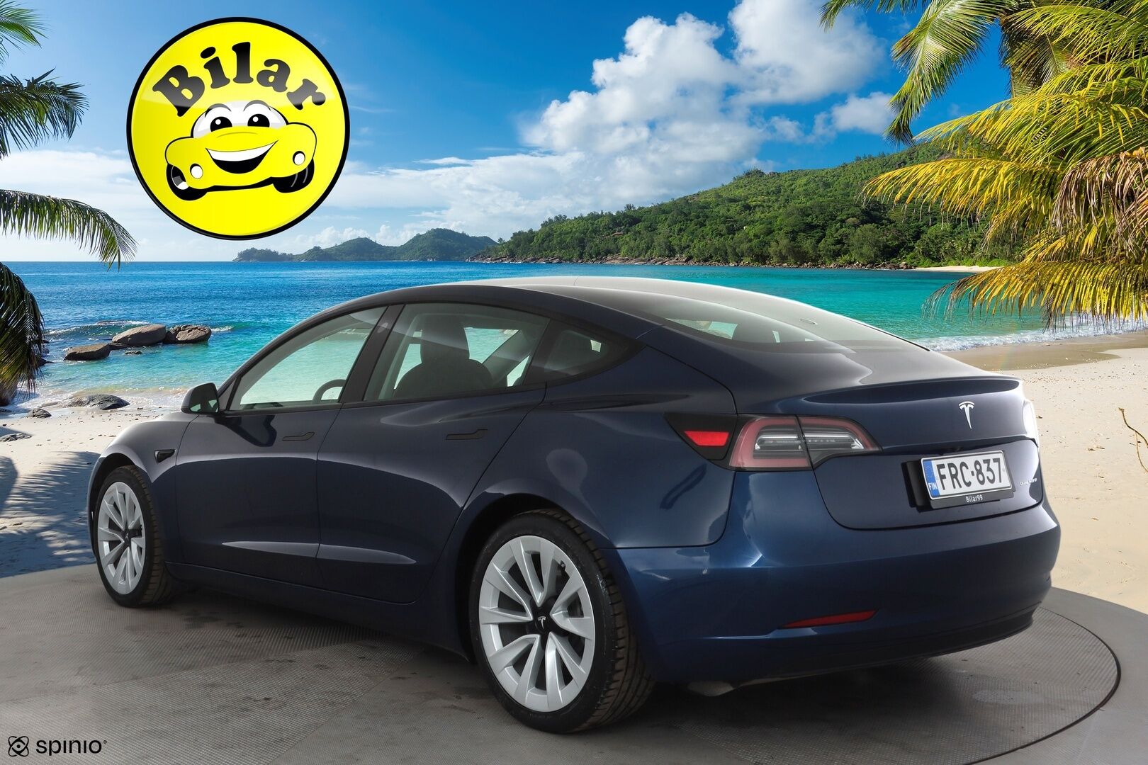 Tesla Model 3 2021 Long Range * Lasikatto / ILP / Premium Audio / Self-Driving / Matrix LED / P.Kamera / Nahat / Acceleration Boost * - 1.Om Suomi-auto / Kahdet renkaat aluvanteilla