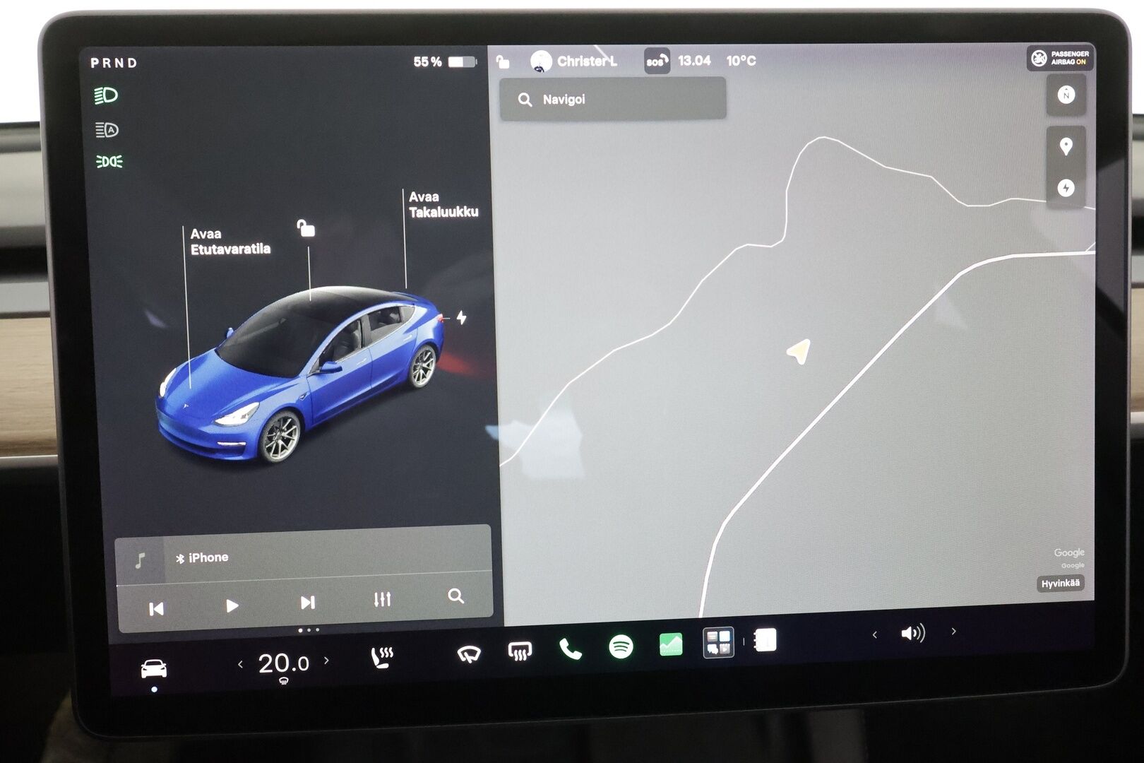 Tesla Model 3 2021 Long Range * Lasikatto / ILP / Premium Audio / Self-Driving / Matrix LED / P.Kamera / Nahat / Acceleration Boost * - 1.Om Suomi-auto / Kahdet renkaat aluvanteilla