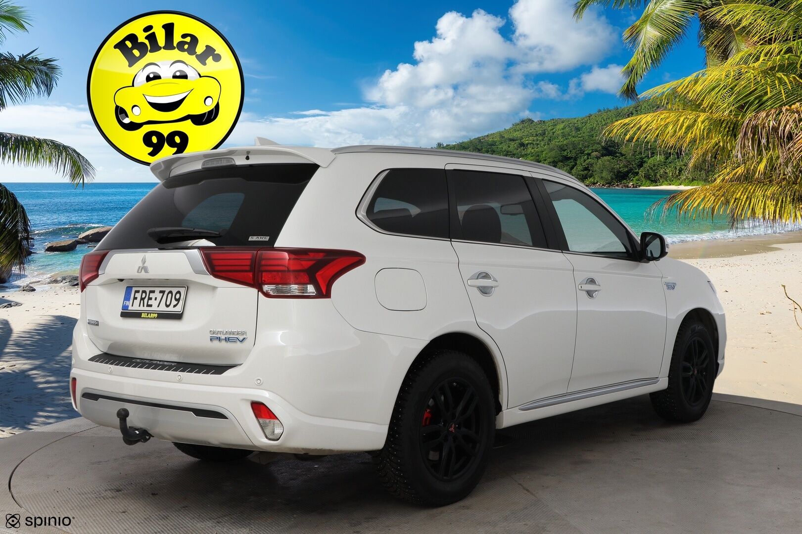 Mitsubishi OUTLANDER PHEV 2019 Business X 4WD 5P - Timanttinahat | EV Remote | Lohko & Sisäpistoke | Vetokoukku | 360-Kamera | Hyvät varusteet!